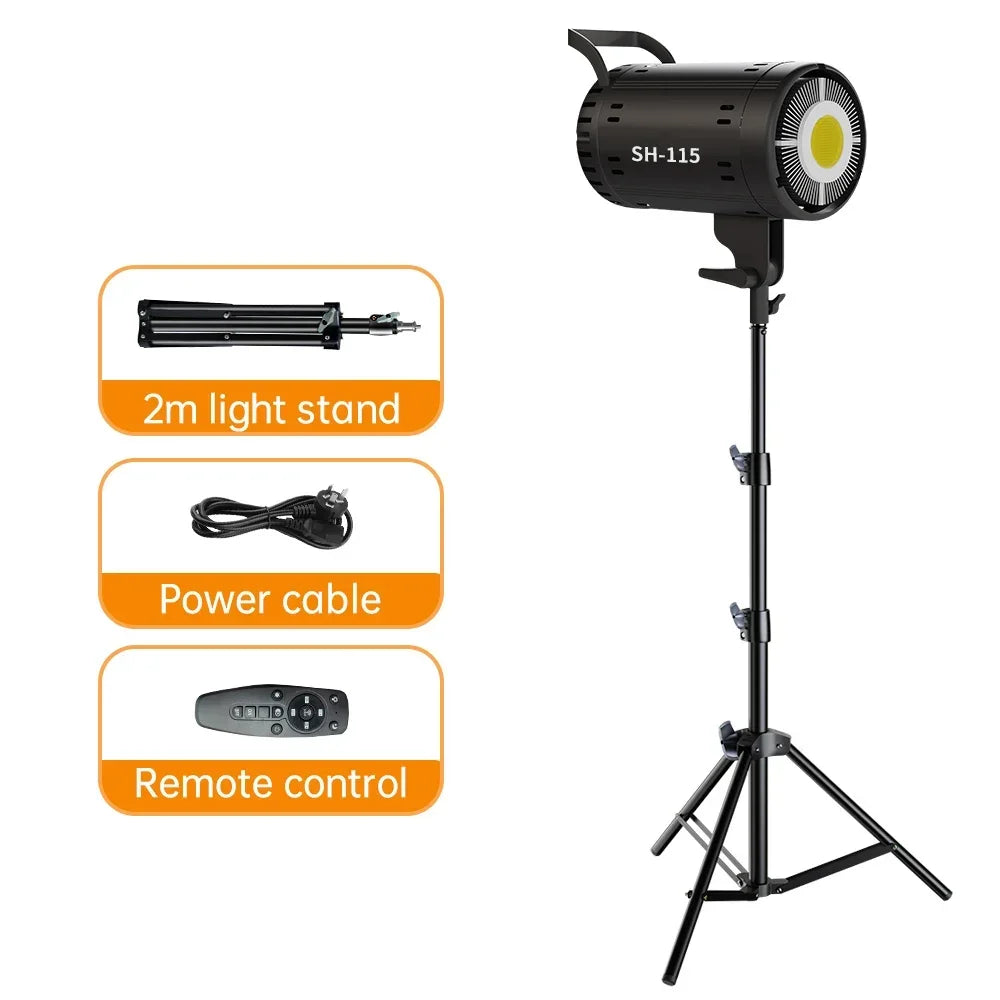 SH Bowens Lighting LED Video Studio Light 220V Daylight 3000K-6000K