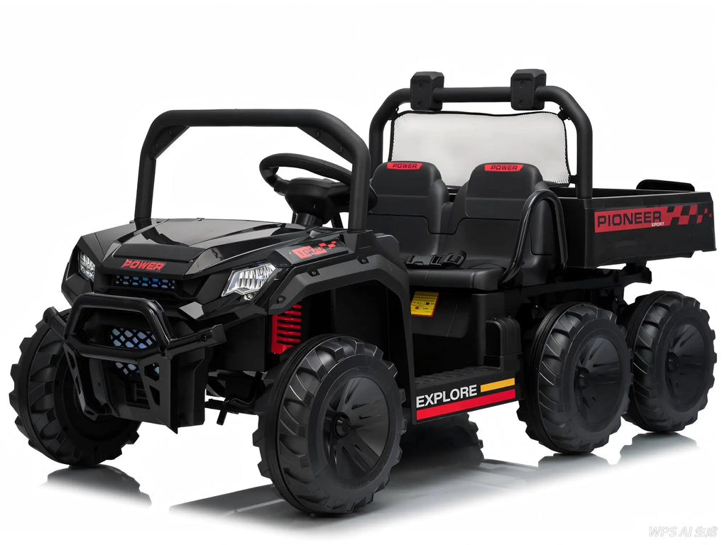 24V Two Seater Ride On Dump Truck 4WD Remote Control