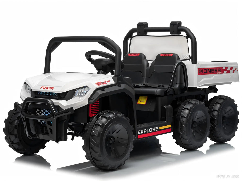 24V Two Seater Ride On Dump Truck 4WD Remote Control