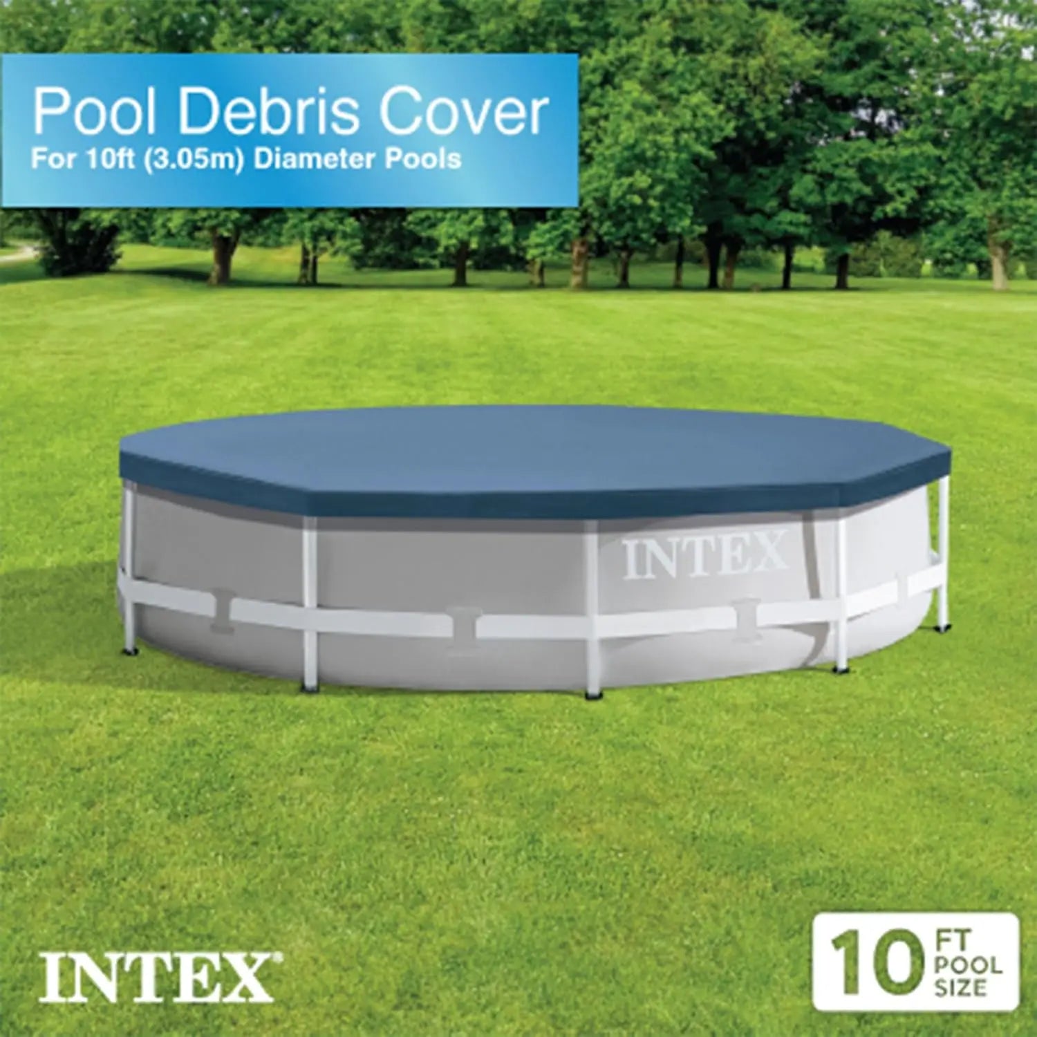 Round Above Ground Pool Set With Filter Pump And Cover