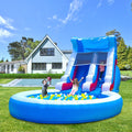 RTS Inflatable Commercial Wave Water Slide With Blower