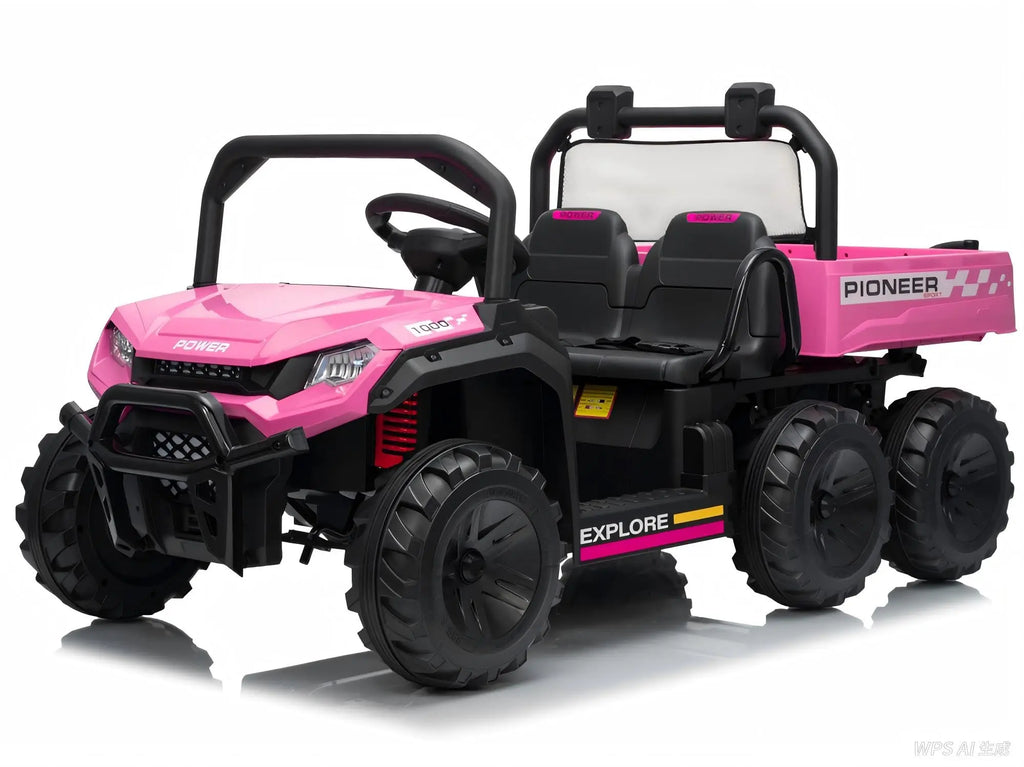 24V Two Seater Ride On Dump Truck 4WD Remote Control