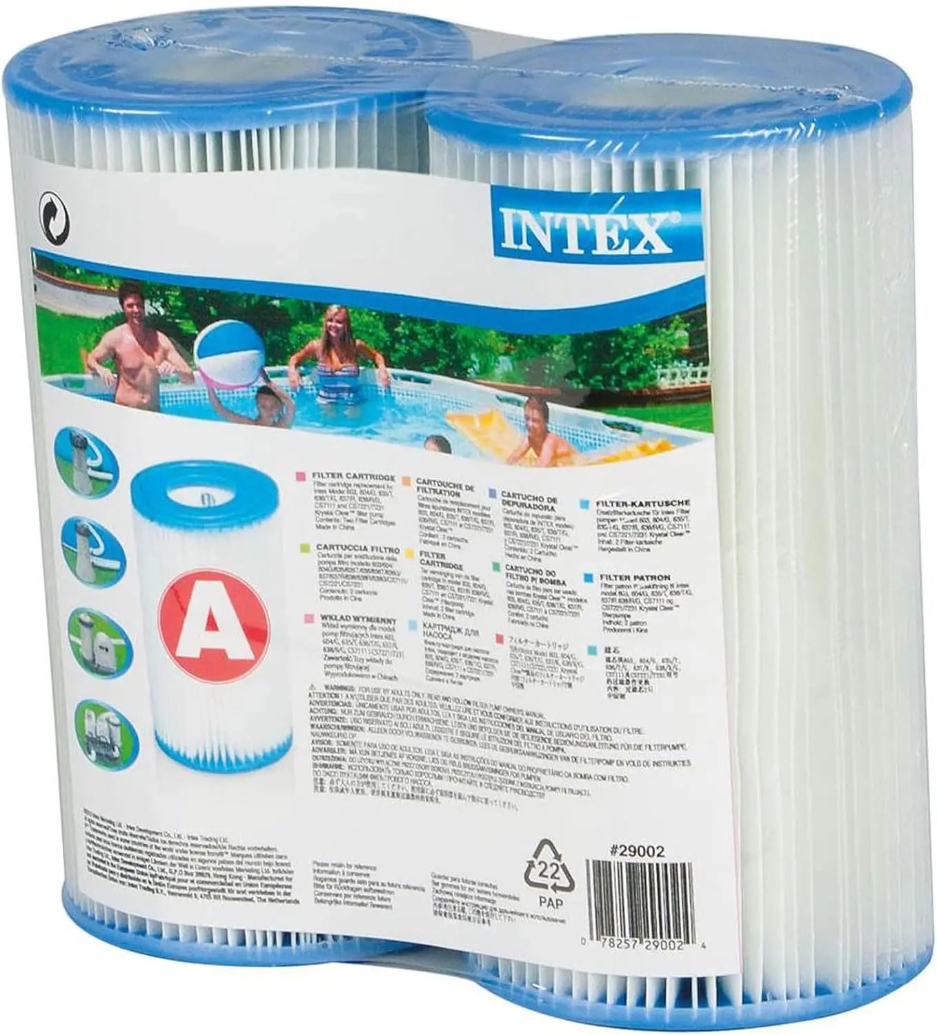 Inflatable Above Ground Pool With Filter Pump And Cartridges