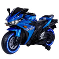 Jueshuai Outdoor 12V Electric Kids Motorcycle LED Lights Bluetooth Music