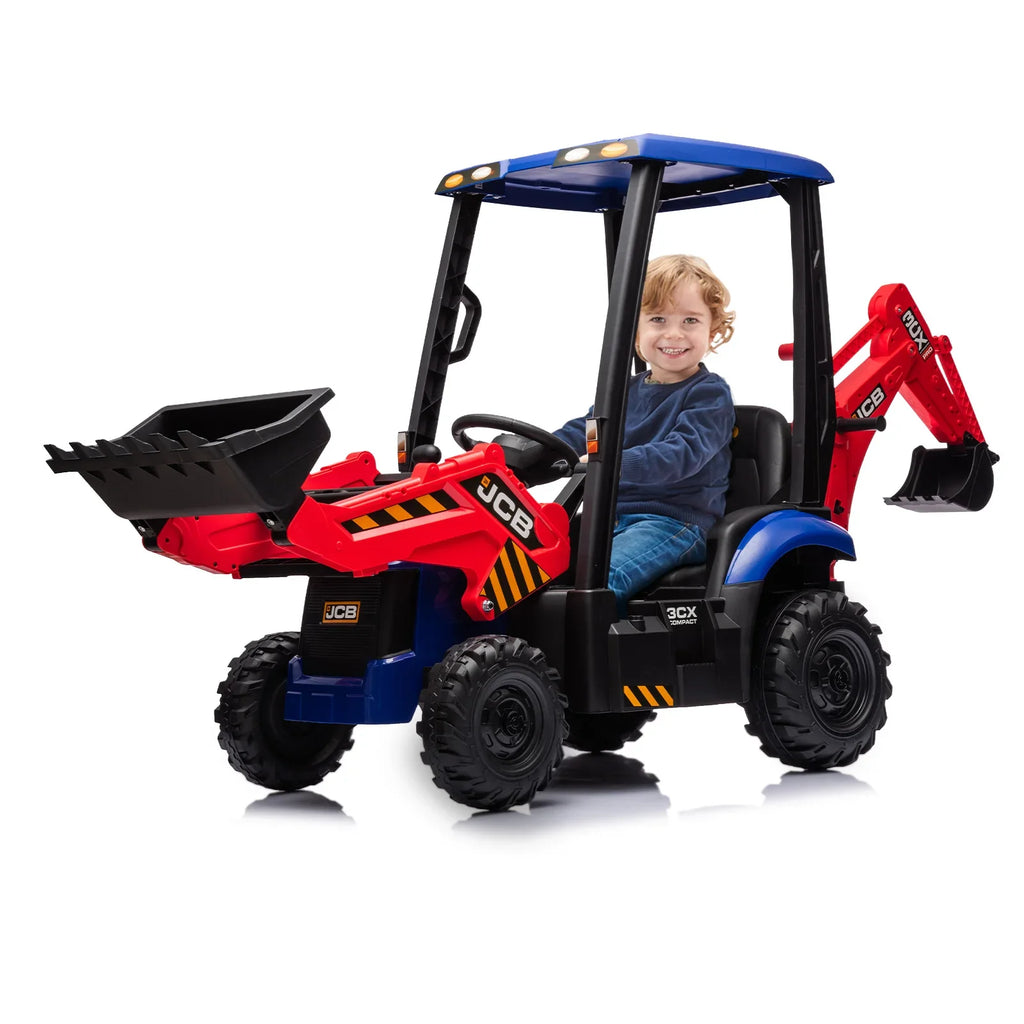 4 In 1 Ride On Excavator Bulldozer 12V Electric Vehicle
