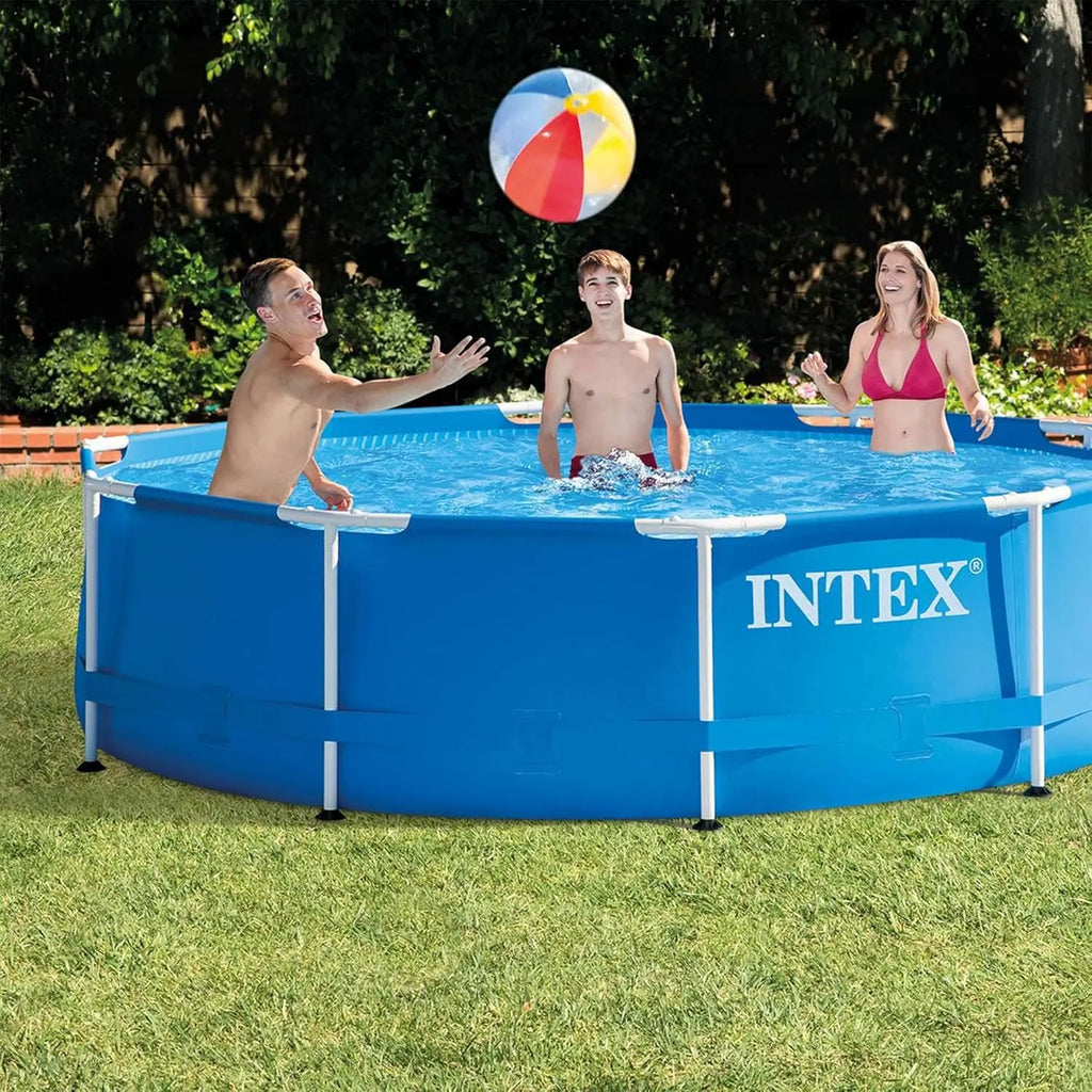 Round Above Ground Pool Set With Filter Pump And Cover