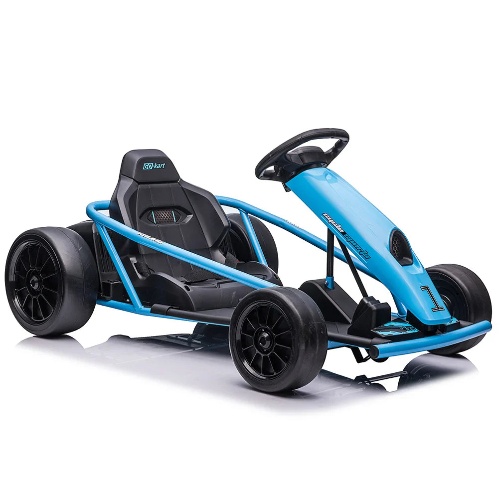 24V Electric Go Kart For Kids 8 To 12 Dual 300W Motors Ride On Toy