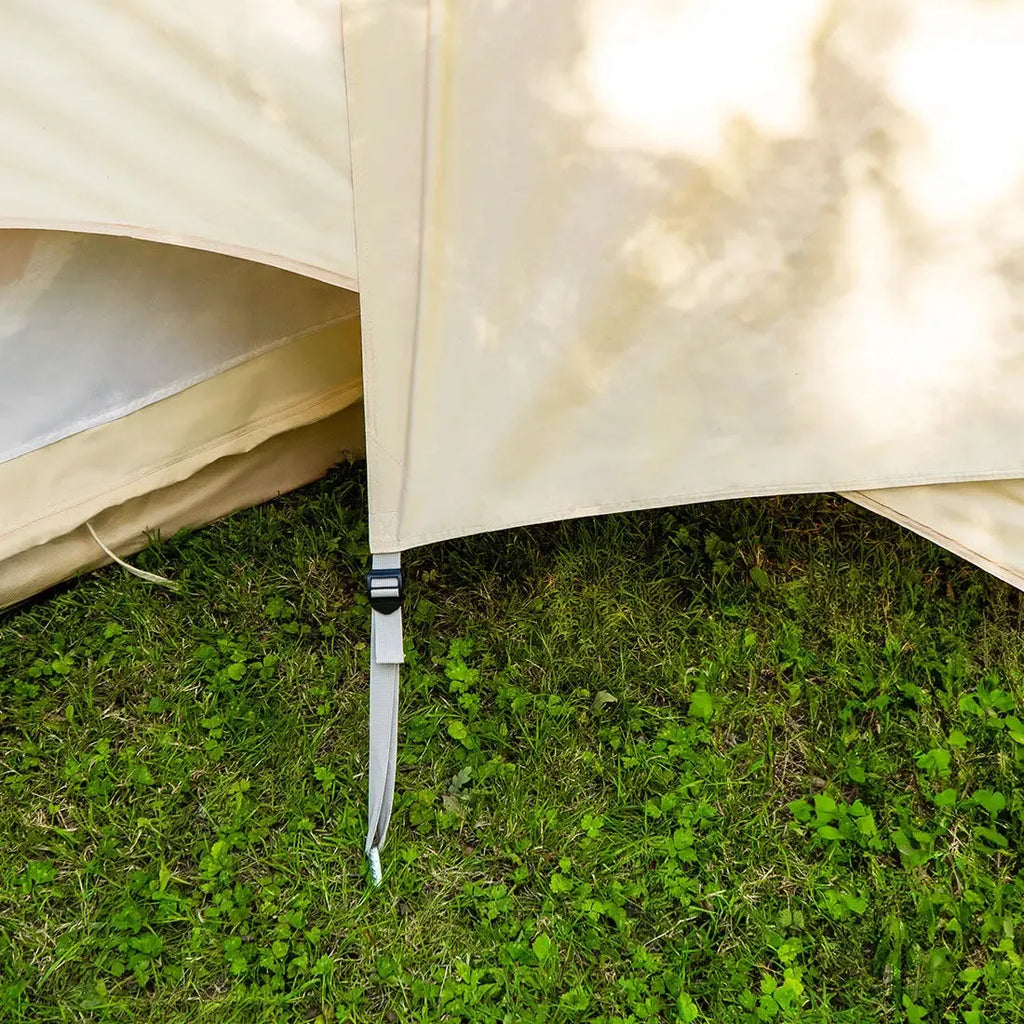 Boutique Camping Bell Tent Curved Canopy Awning