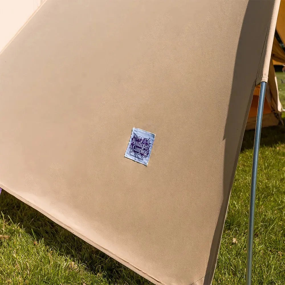 Boutique Camping Bell Tent Curved Canopy Awning