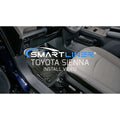 SMARTLINER Custom Fit Floor Liners For 2021-2025 Toyota Sienna with 2nd Row Bucket Seats no Spare Tire