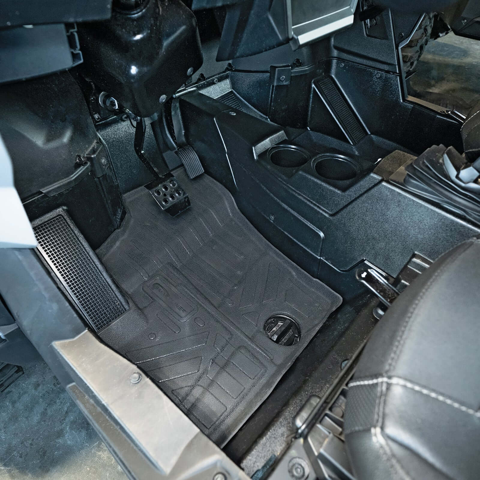 SMARTLINER All Weather Protection Custom Fit Rugged Rubber Bed Mat Liner Compatible With 2020-2025 Polaris RZR Trail/Trail S