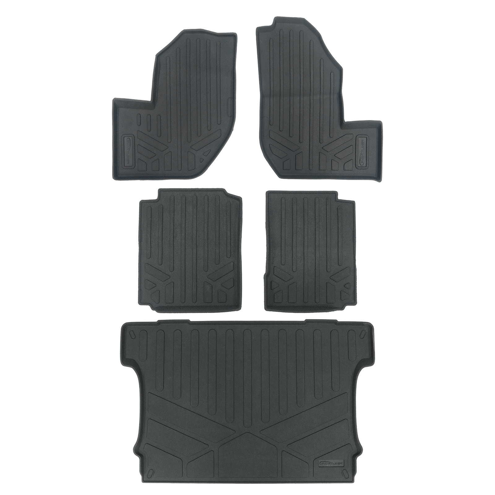 SMARTLINER Custom Fit Rugged Rubber Floor Liners For 2018-2025 Yamaha Wolverine RMA X2