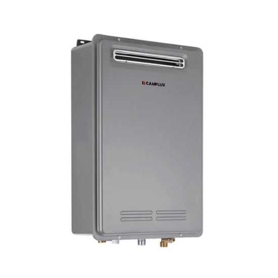 Camplux Whole Home Outdoor Tankless Hot Water Heater 6.86 GPM | Gray