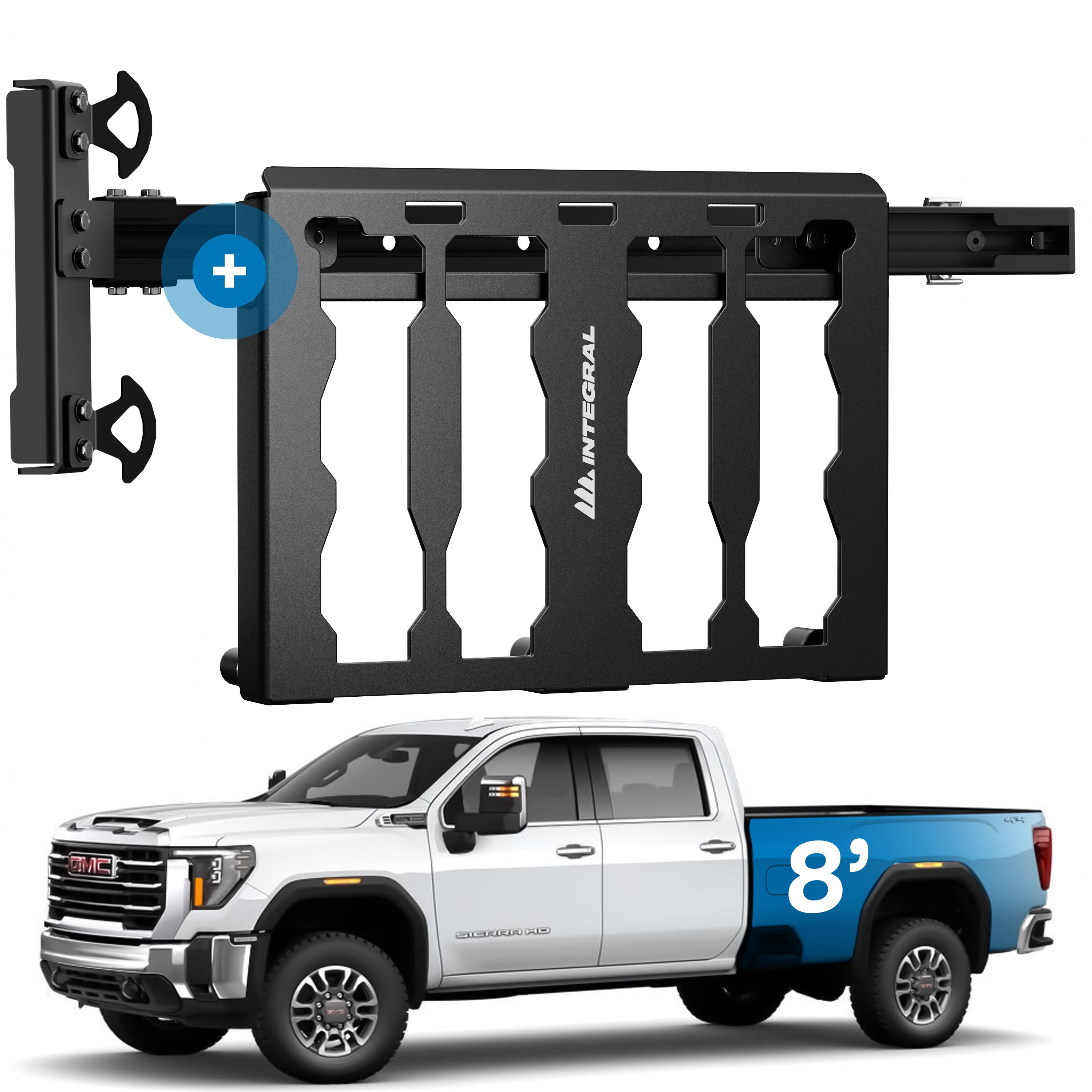 Integral Rail Kit + Panel Kits - GM HD 2020+ (8' Long Bed Only)
