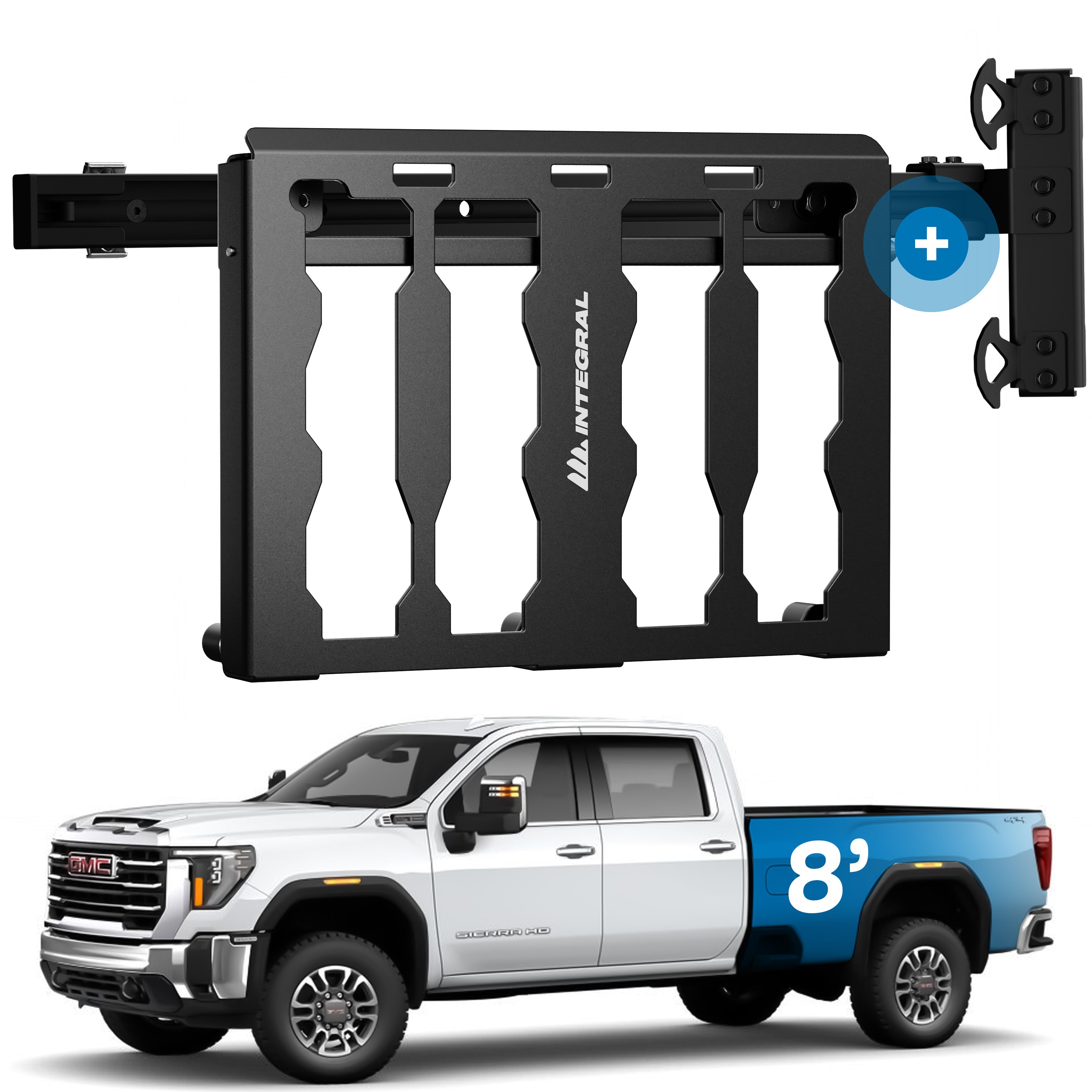 Integral Rail Kit + Panel Kits - GM HD 2020+ (8' Long Bed Only)