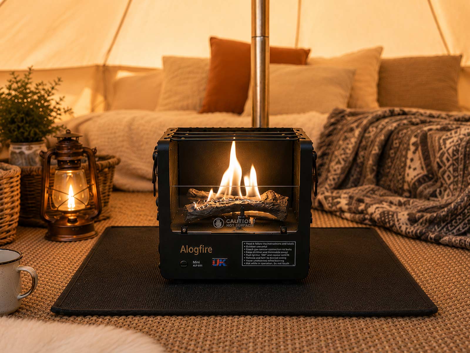 Alogfire Mini Portable Log Fire