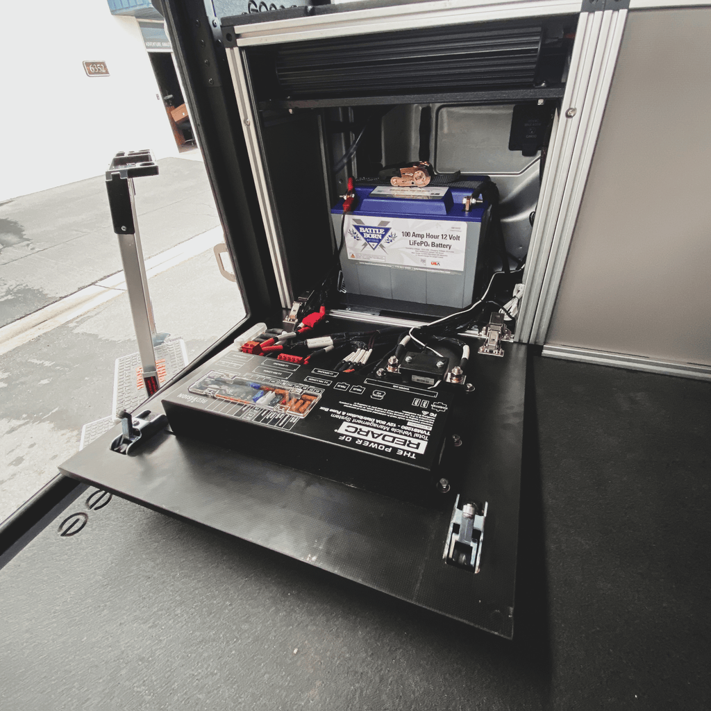Alu-Cab Canopy eCampr V2 - Ford Ranger 2019-2023 4th Gen. - Rear Power Management Module - 5' Bed