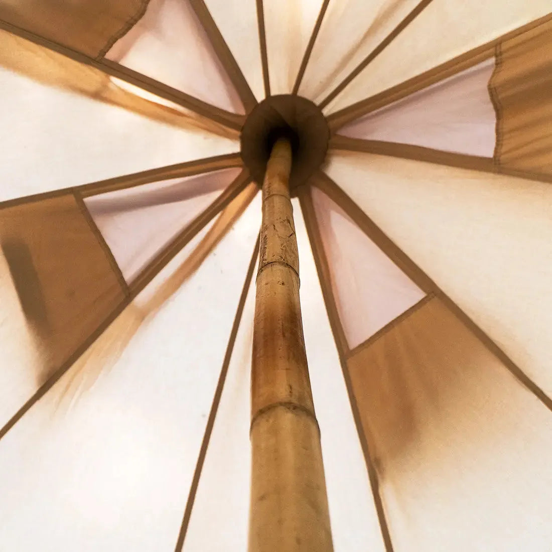 Boutique Camping Replacement Bell Tent Bamboo Centre Pole
