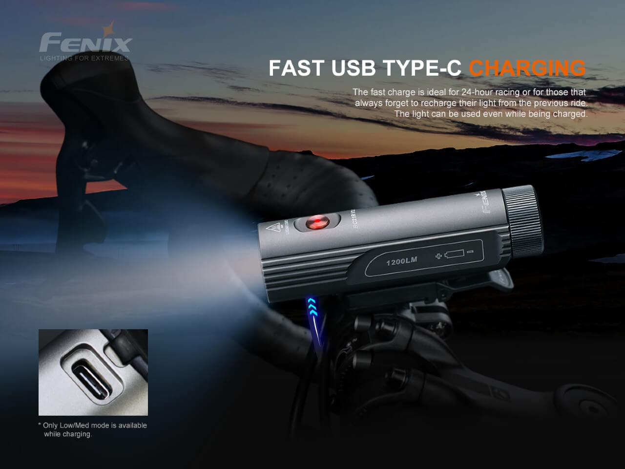 Fenix BC21R V3.0 LED Bike Light - Discontinued