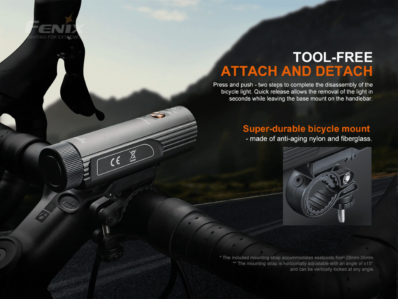 Fenix BC21R V3.0 LED Bike Light - Discontinued