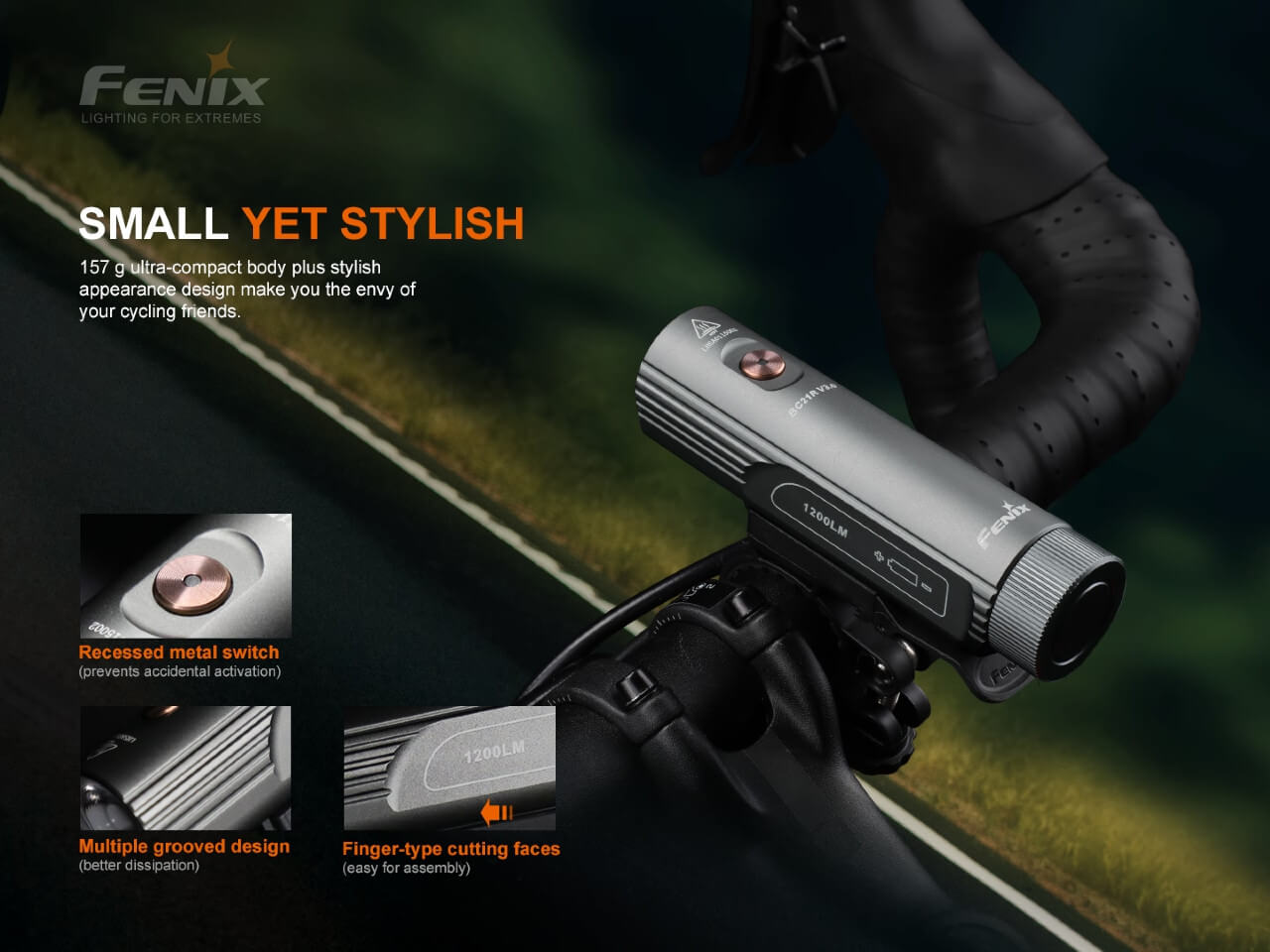 Fenix BC21R V3.0 LED Bike Light - Discontinued