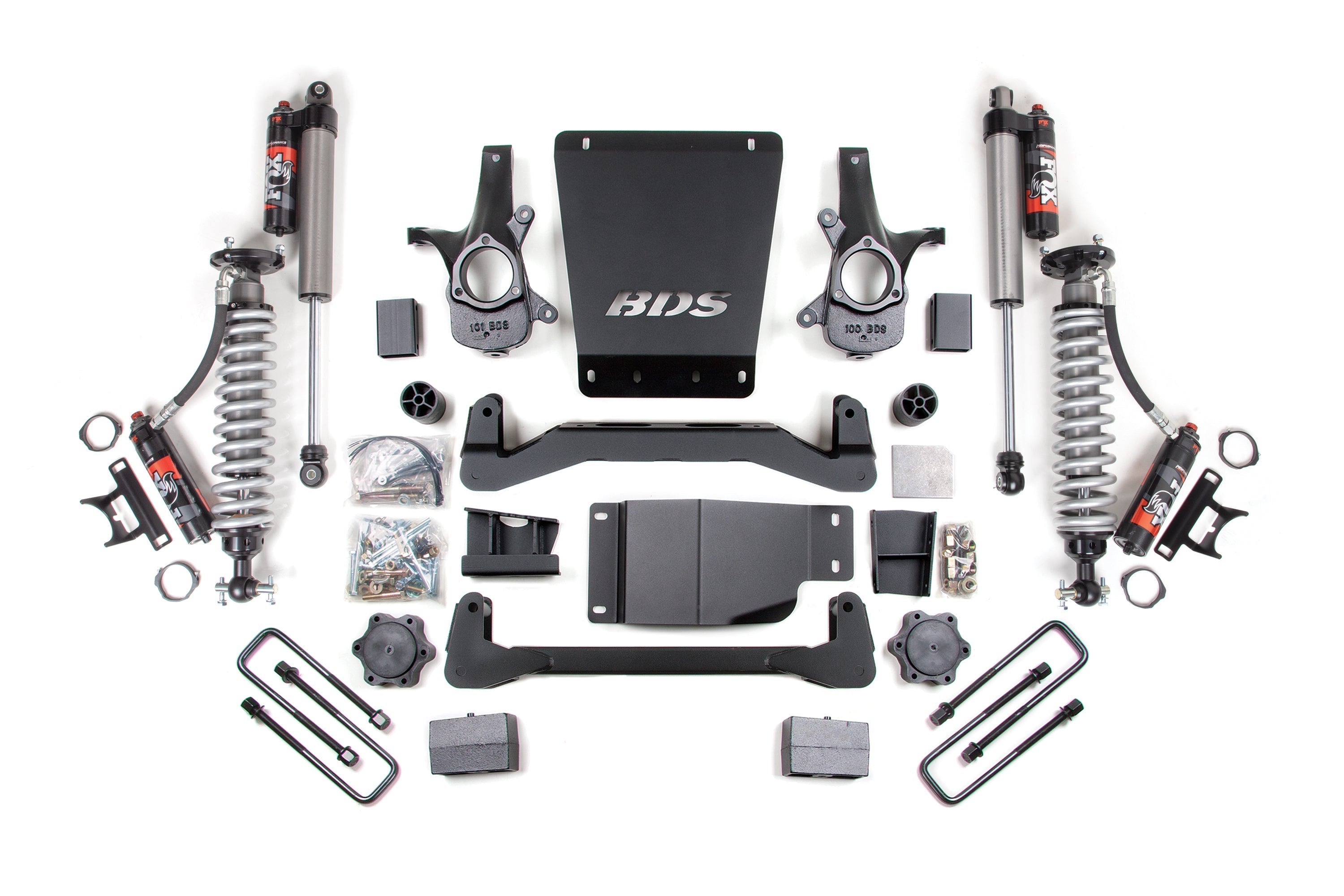 4 Inch Lift Kit | FOX Performance Elite Coil-Over | Chevy Silverado or GMC Sierra 1500 (07-13) 4WD