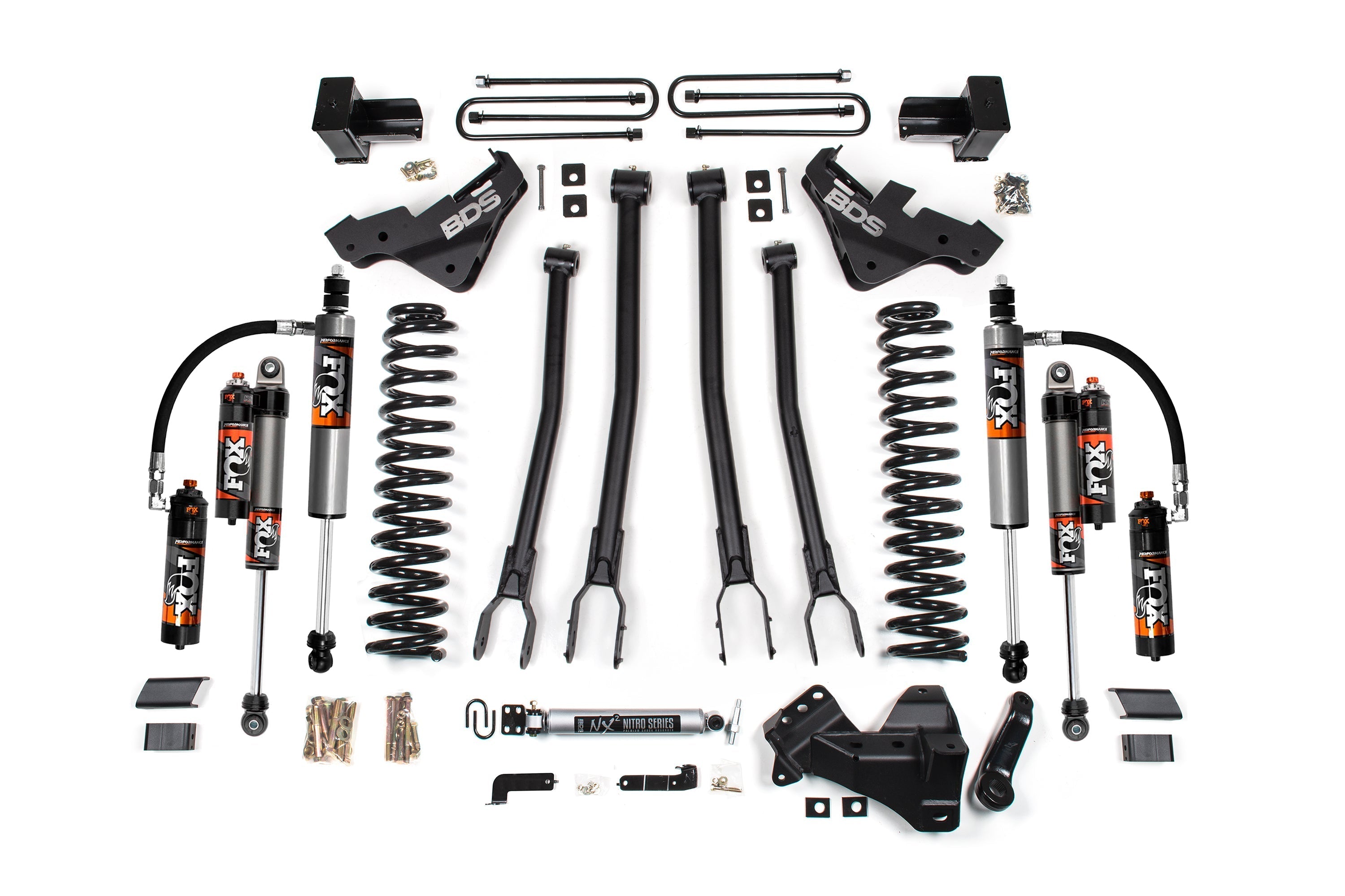 5 Inch Lift Kit w/ 4-Link | Ford F350 Super Duty DRW (23-26) 4WD | Gas