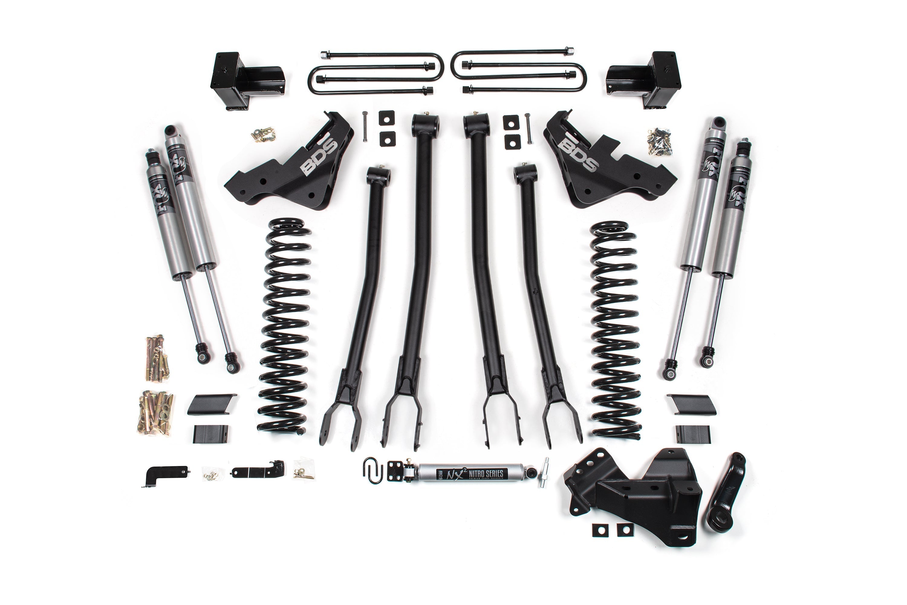 5 Inch Lift Kit w/ 4-Link | Ford F250/F350 Super Duty (23-25) 4WD | Gas