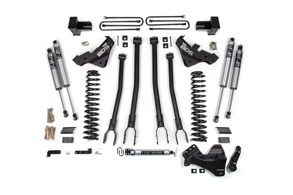 5 Inch Lift Kit w/ 4-Link | Ford F250/F350 Super Duty (23-25) 4WD | Gas