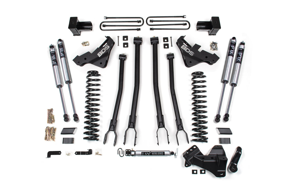 5 Inch Lift Kit w/ 4-Link | Ford F350 Super Duty DRW (23-26) 4WD | Gas