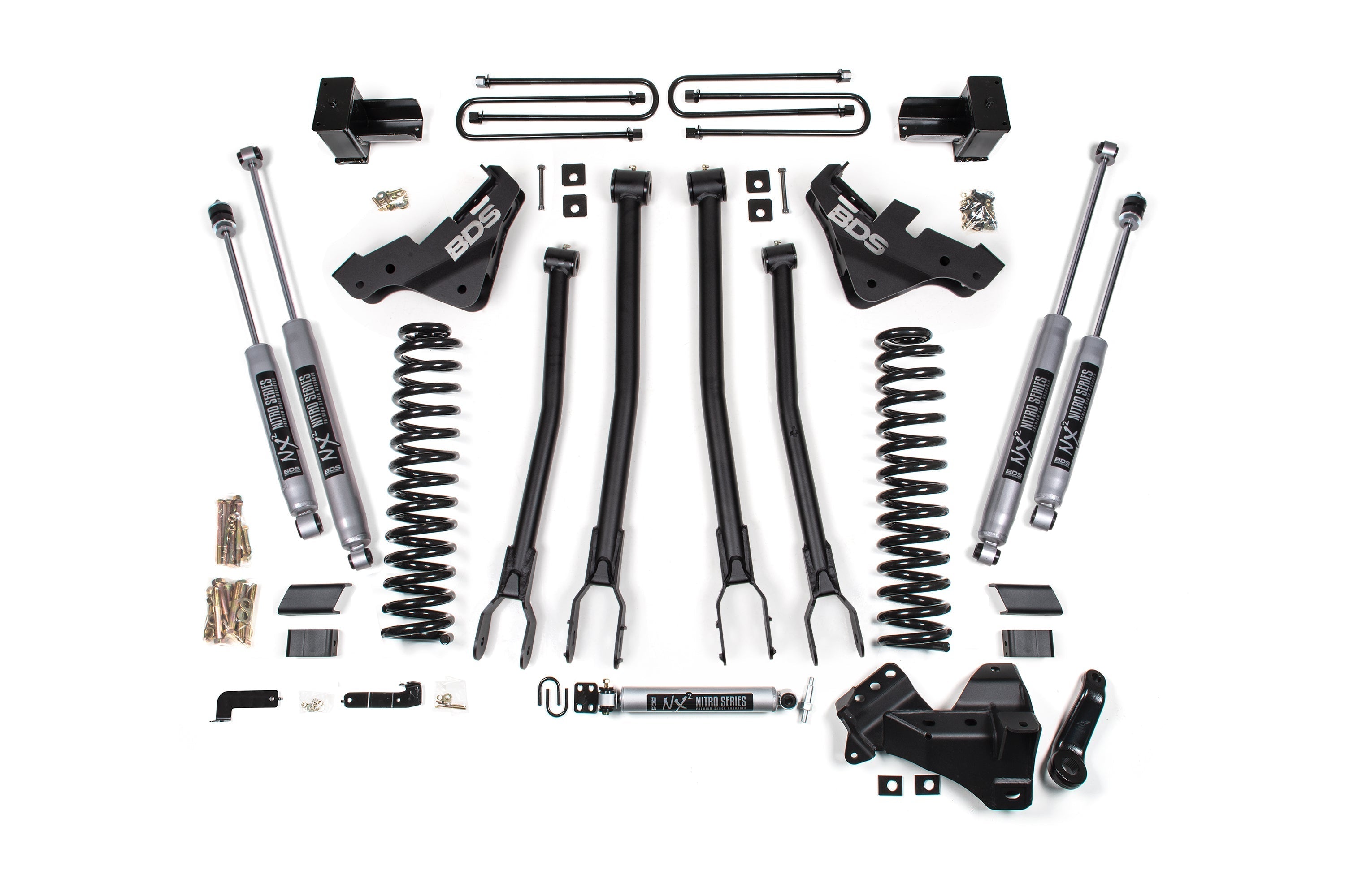 5 Inch Lift Kit w/ 4-Link | Ford F350 Super Duty DRW (23-25) 4WD | Diesel