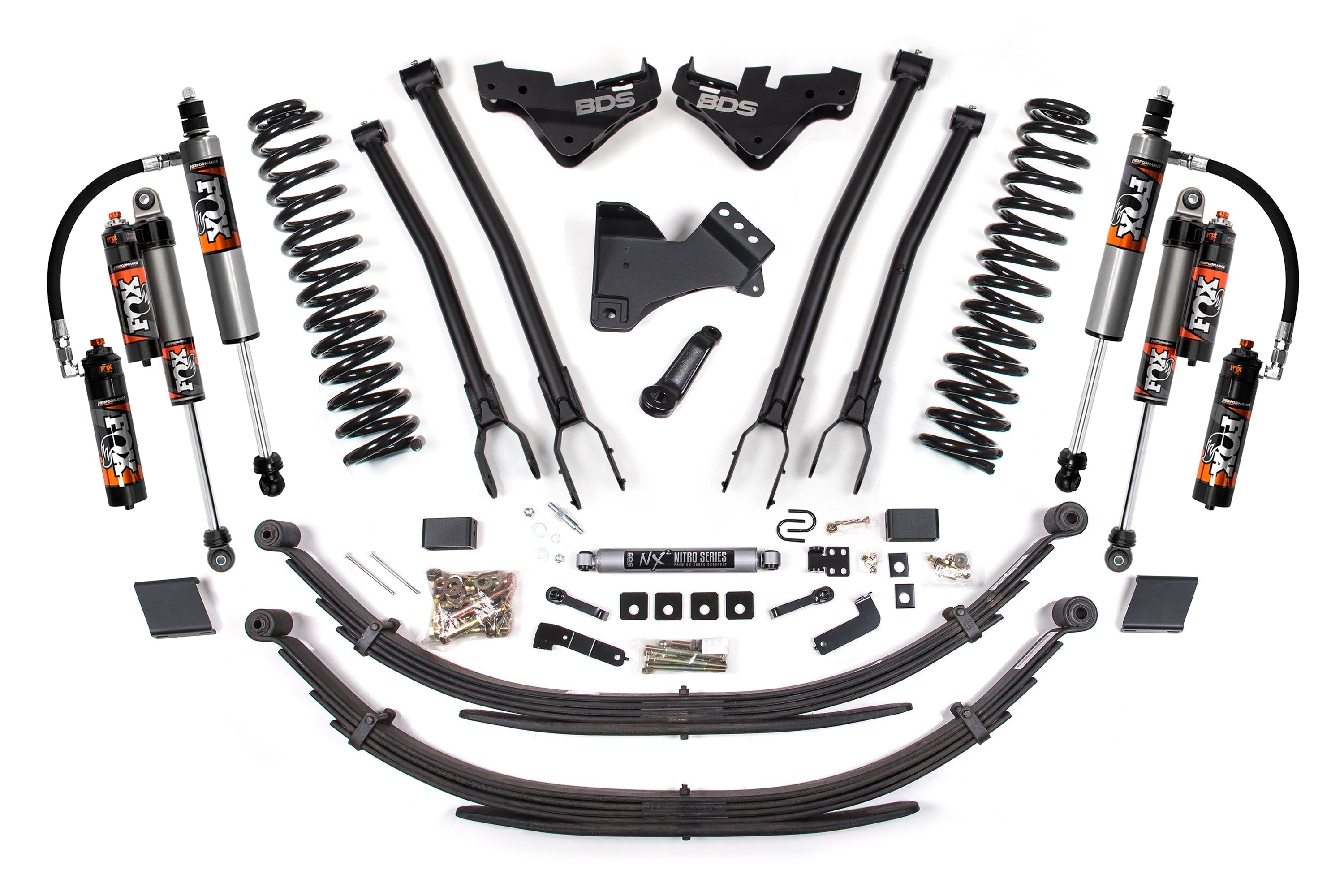 5 Inch Lift Kit w/ 4-Link | Ford F250/F350 Super Duty (23-25) 4WD | Diesel