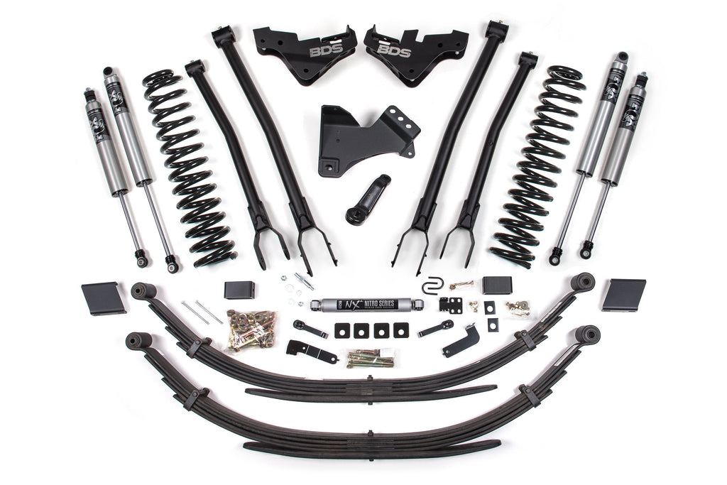 5 Inch Lift Kit w/ 4-Link | Ford F250/F350 Super Duty (23-25) 4WD | Diesel