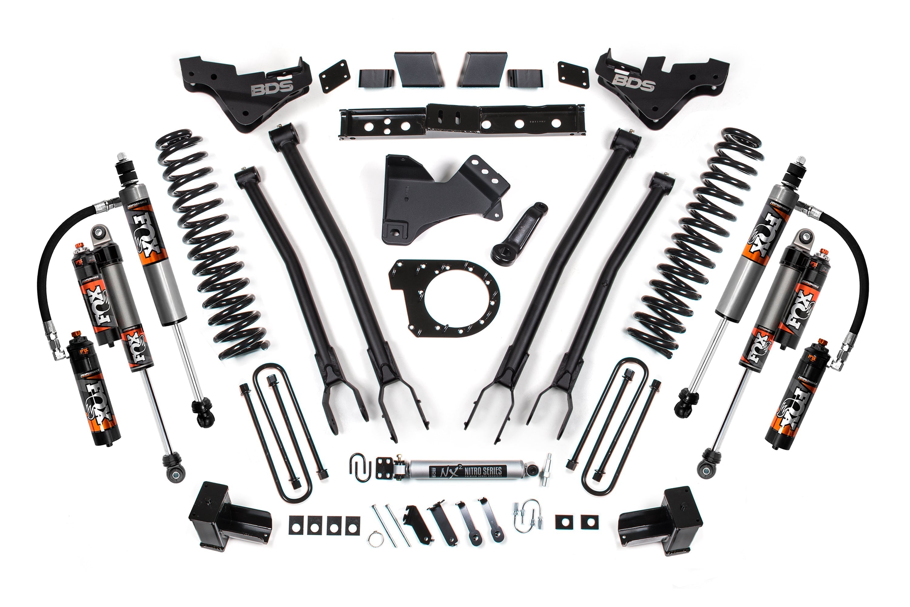 7 Inch Lift Kit w/ 4-Link | Ford F250/F350 Super Duty (23-25) 4WD | Diesel