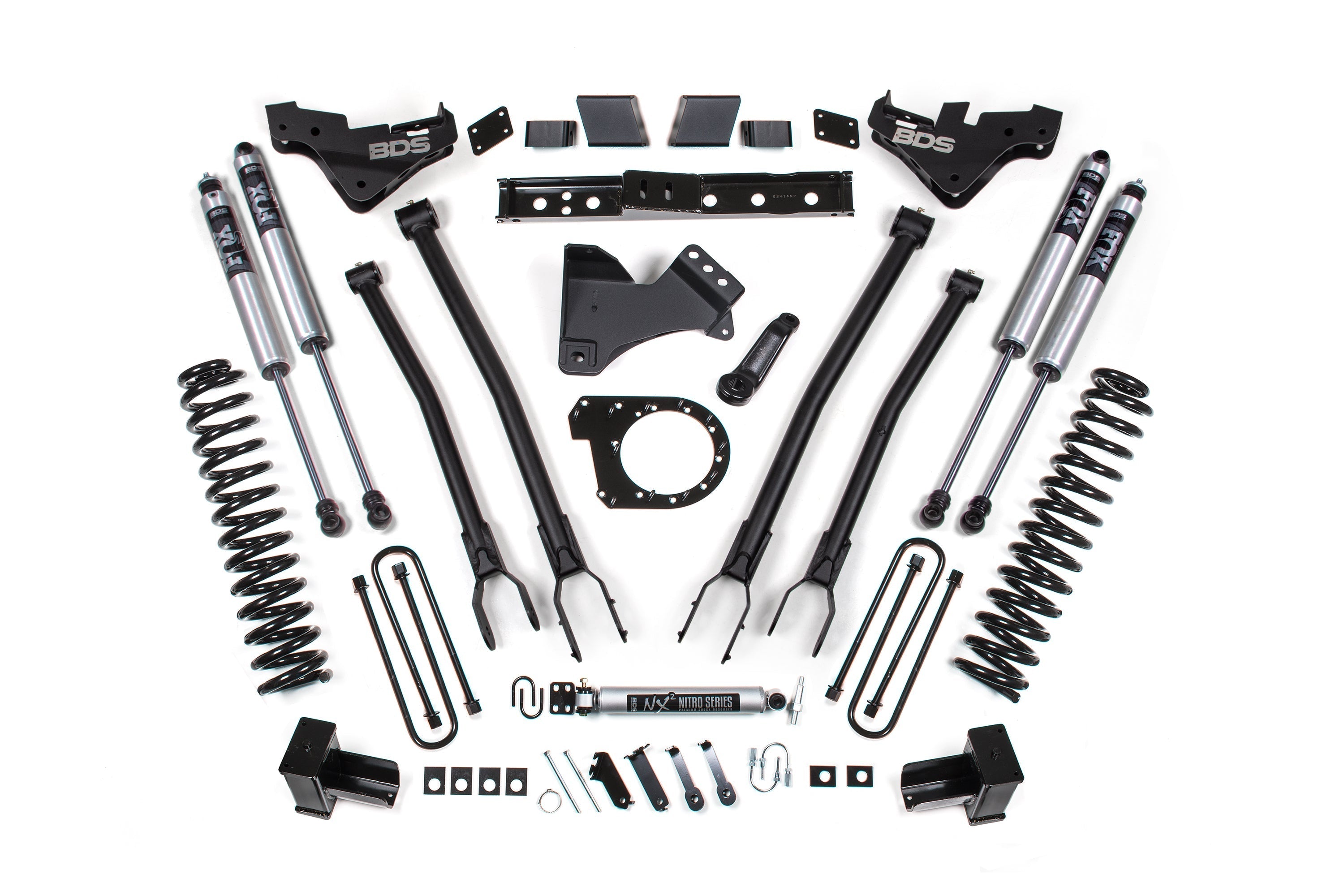 7 Inch Lift Kit w/ 4-Link | Ford F350 Super Duty DRW (23-25) 4WD | Diesel