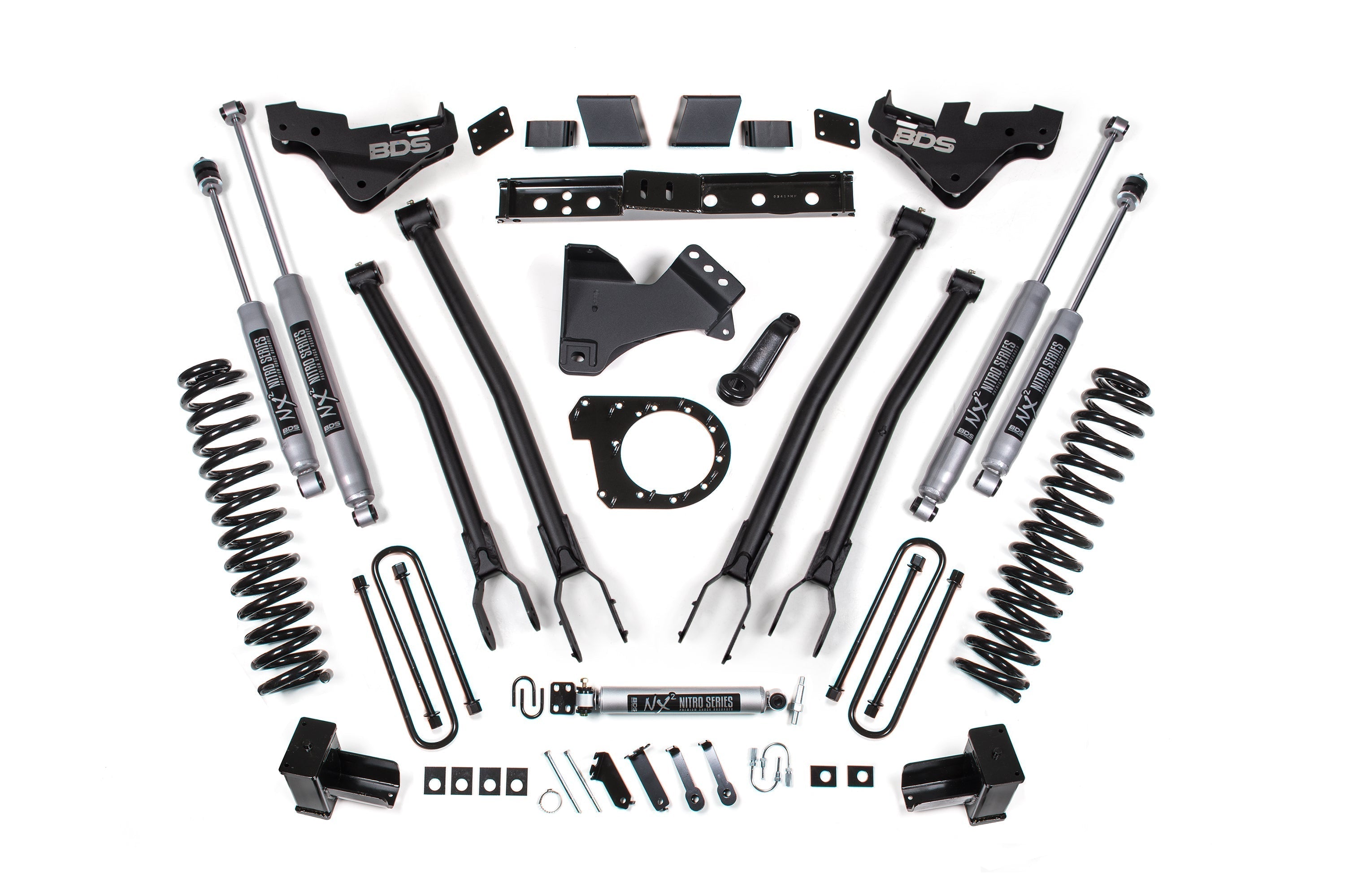 7 Inch Lift Kit w/ 4-Link | Ford F350 Super Duty DRW (23-25) 4WD | Diesel