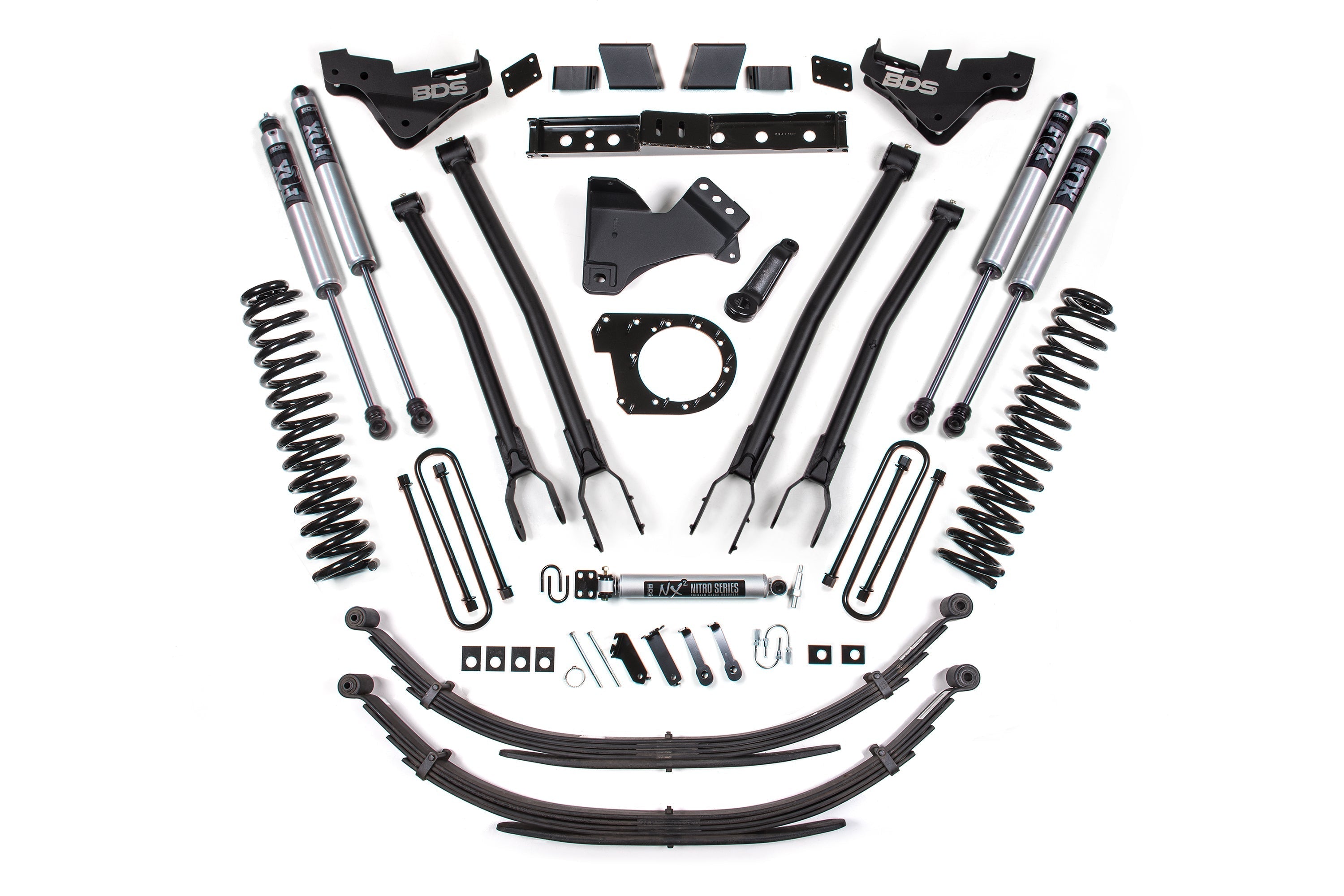 7 Inch Lift Kit w/ 4-Link | Ford F250/F350 Super Duty (23-25) 4WD | Diesel