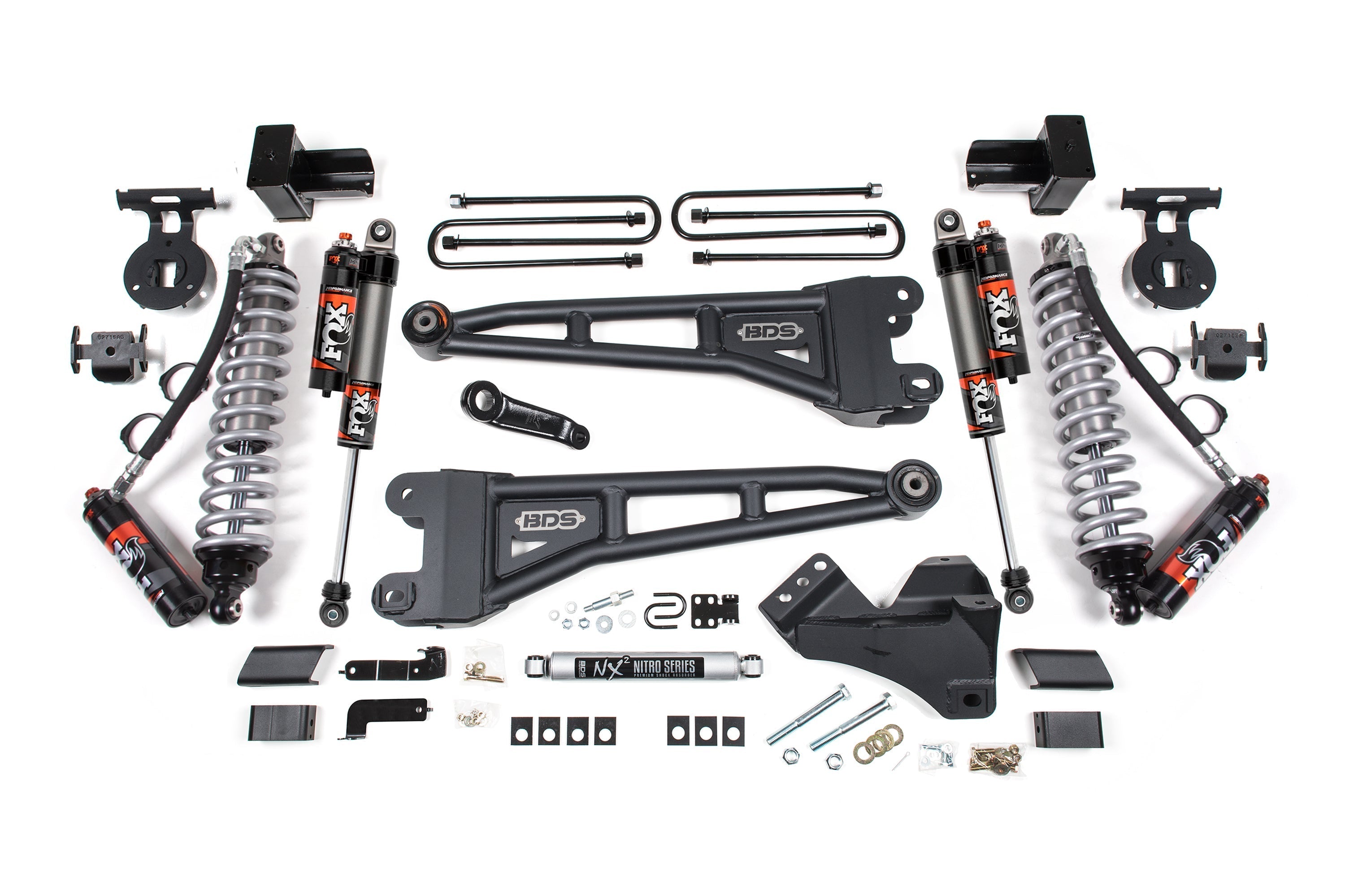 5 Inch Lift Kit w/ Radius Arm | FOX 2.5 Performance Elite Coil-Over Conversion | Ford F350 Super Duty DRW (23-25) 4WD | Diesel