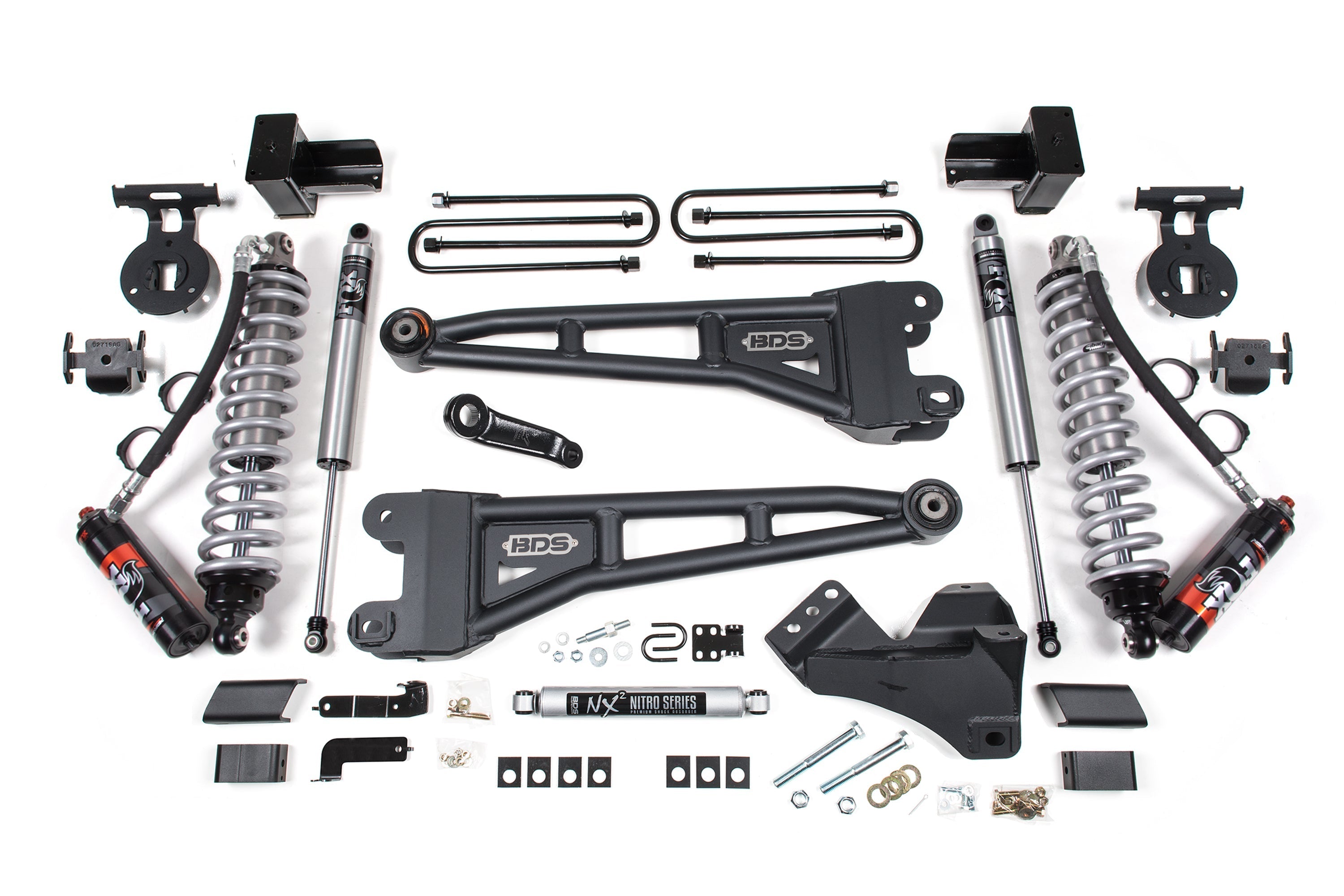 5 Inch Lift Kit w/ Radius Arm | FOX 2.5 Performance Elite Coil-Over Conversion | Ford F350 Super Duty DRW (23-25) 4WD | Diesel