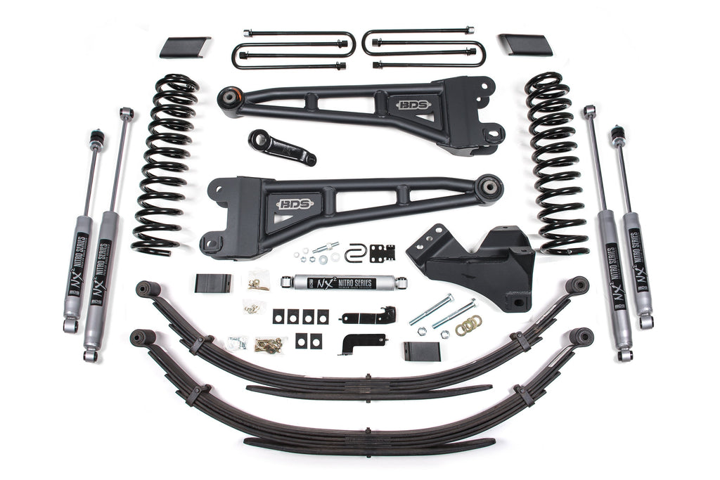 4 Inch Lift Kit w/ Radius Arm | Ford F250/F350 Super Duty (17-19) 4WD | Gas
