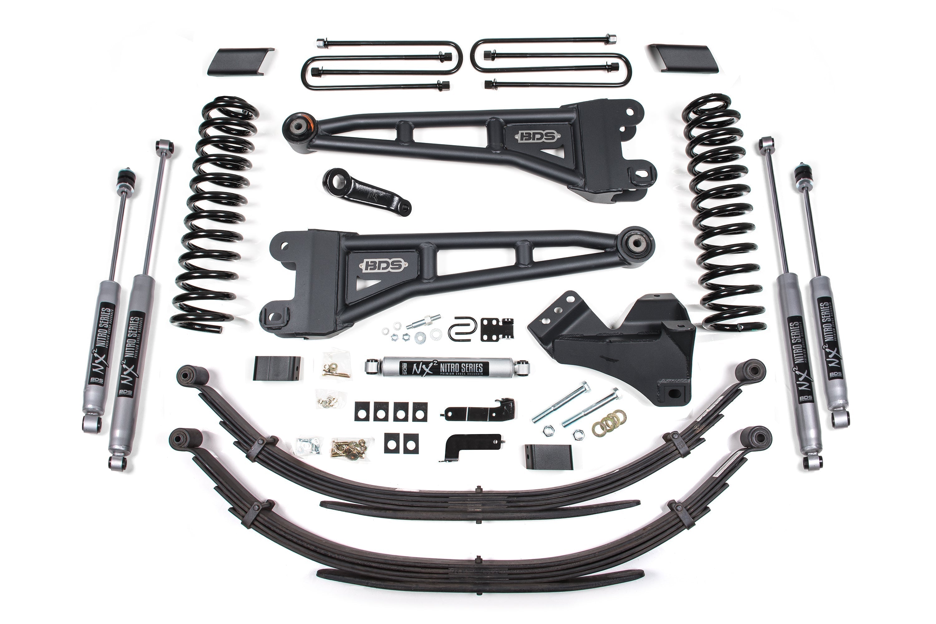 4 Inch Lift Kit w/ Radius Arm | Ford F250/F350 Super Duty (17-19) 4WD | Diesel