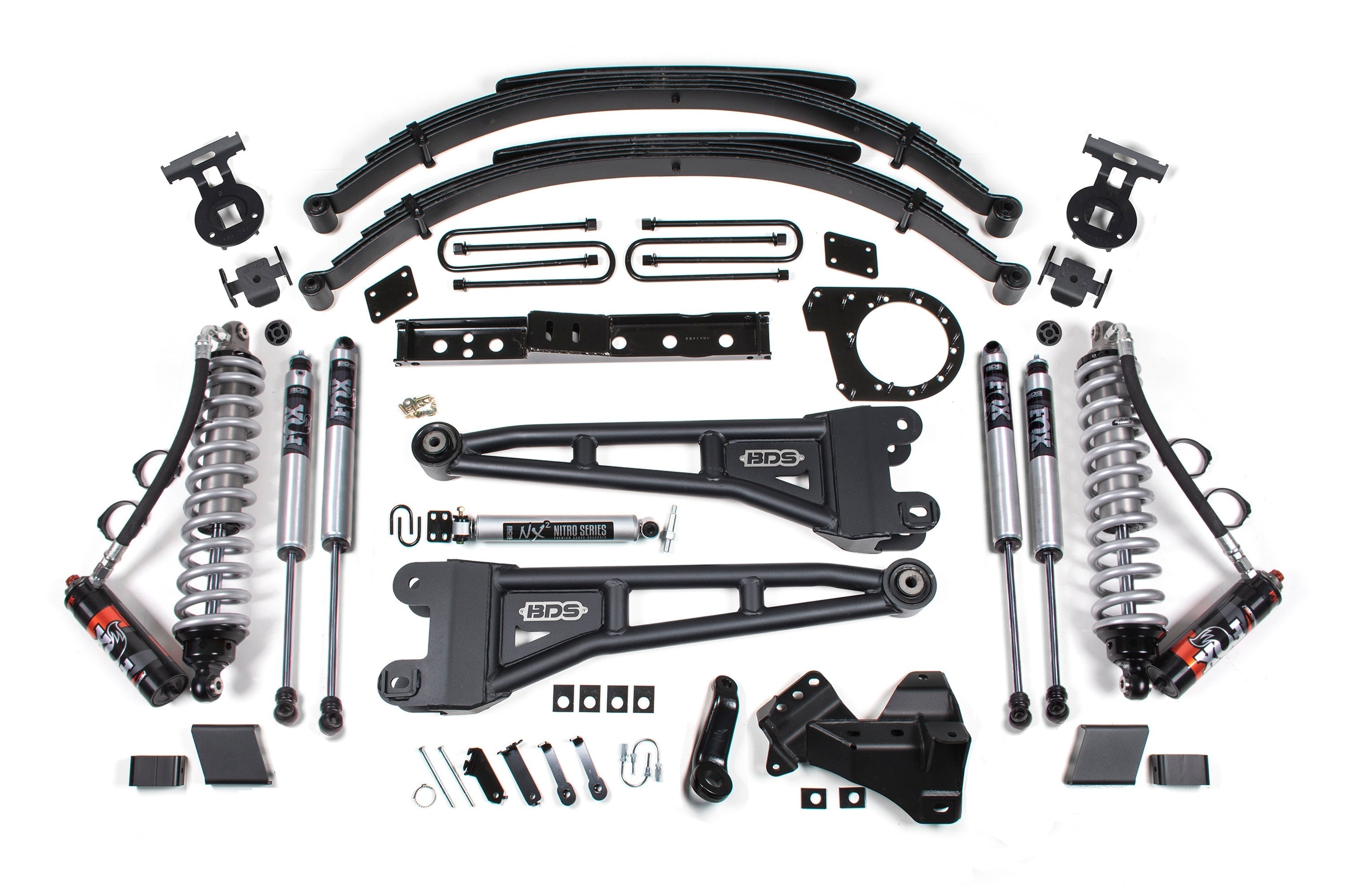 7 Inch Lift Kit w/ Radius Arm | FOX 2.5 Performance Elite Coil-Over Conversion | Ford F250/F350 Super Duty (20-22) 4WD | Diesel