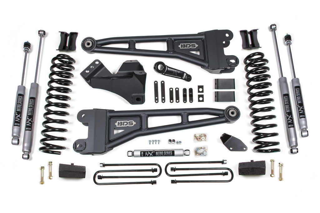 4 Inch Lift Kit w/ Radius Arm | Ford F250/F350 Super Duty (05-07) 4WD | Gas
