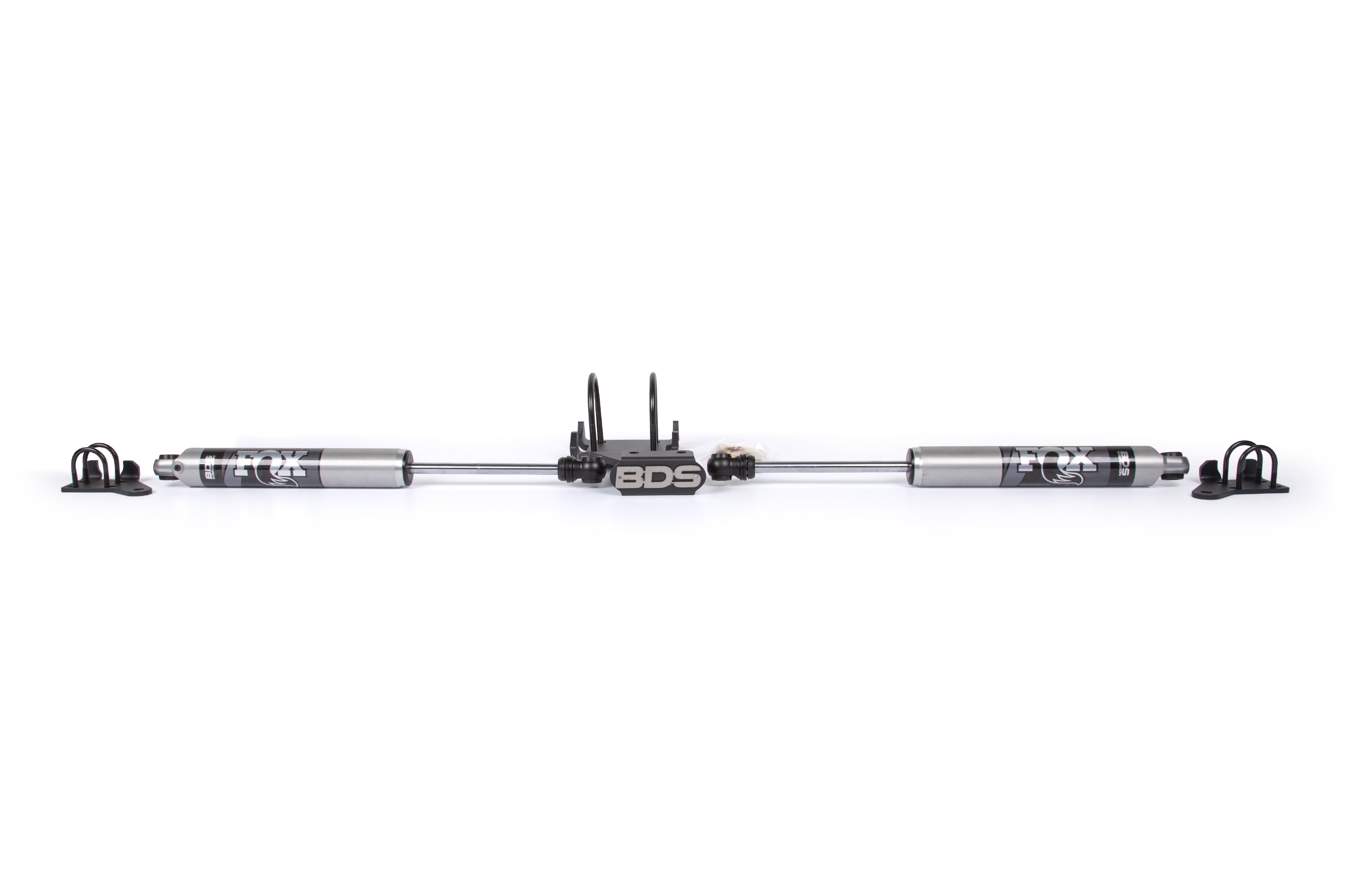 BDS Suspension Dual Steering Stabilizer Kit w/ FOX 2.0 Performance Shocks Ford F250/F350 Super Duty