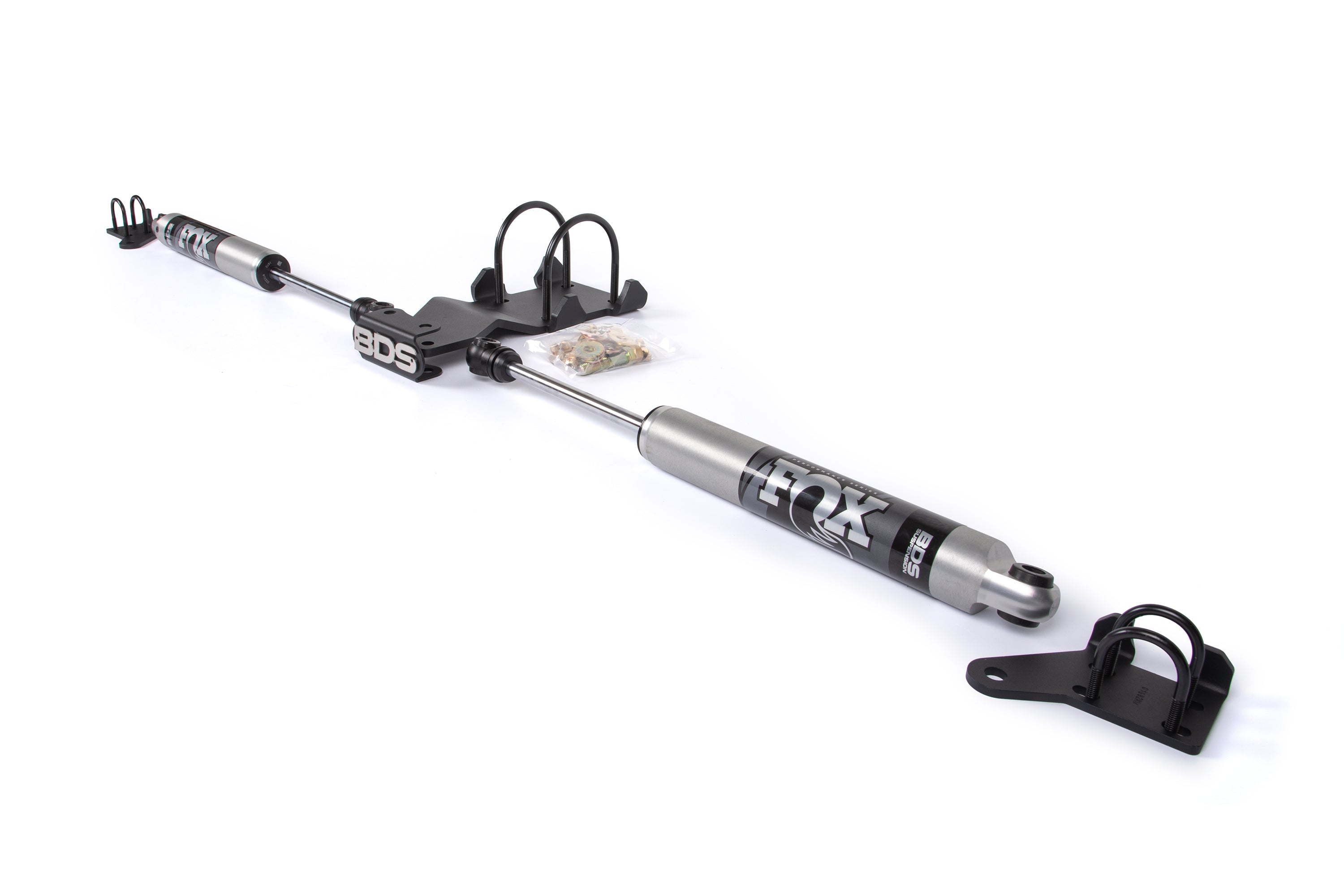 BDS Suspension Dual Steering Stabilizer Kit w/ FOX 2.0 Performance Shocks Ford F250/F350 Super Duty