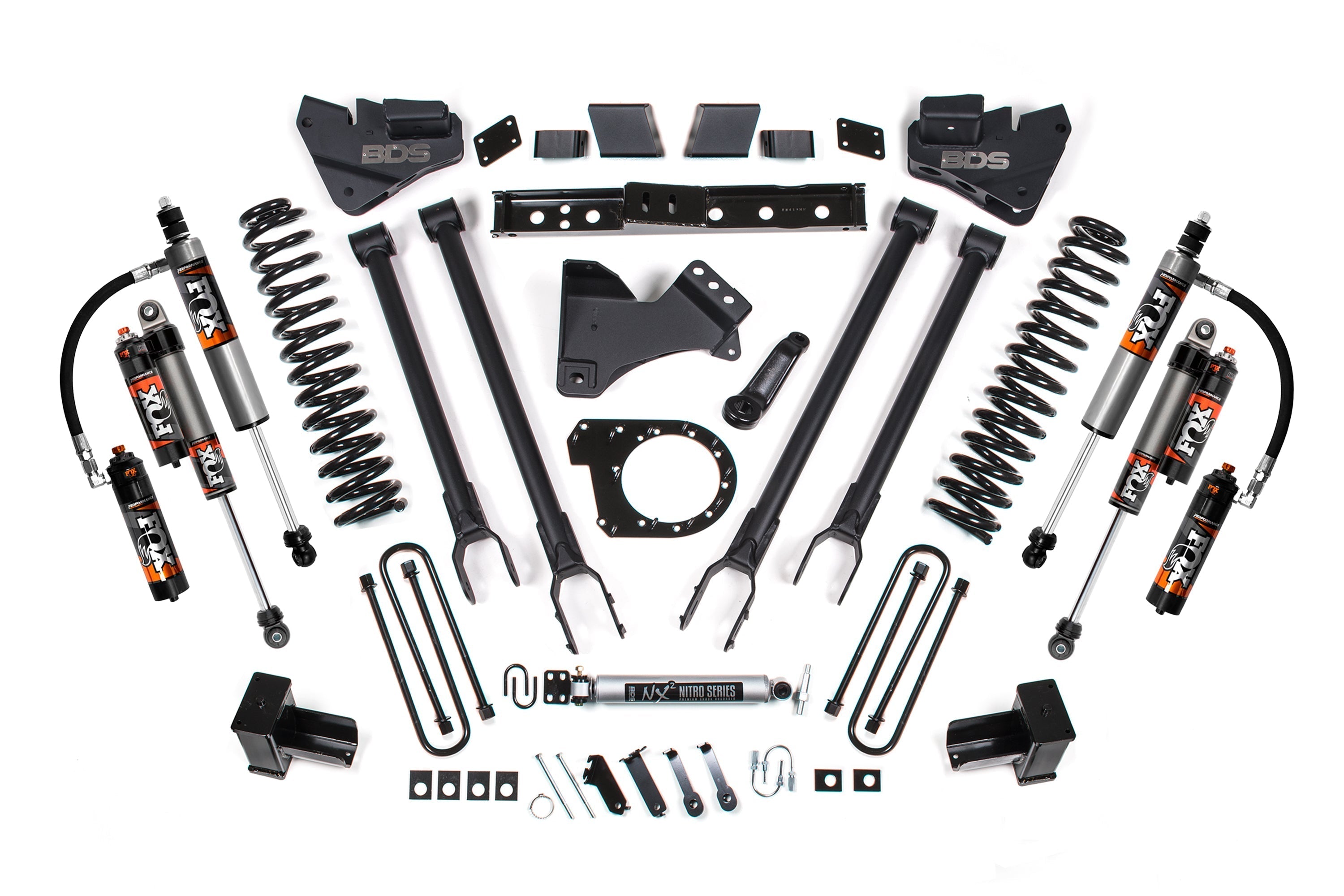 6 Inch Lift Kit | 4-Link Conversion | Ford F250/F350 Super Duty (17-19) 4WD | Diesel