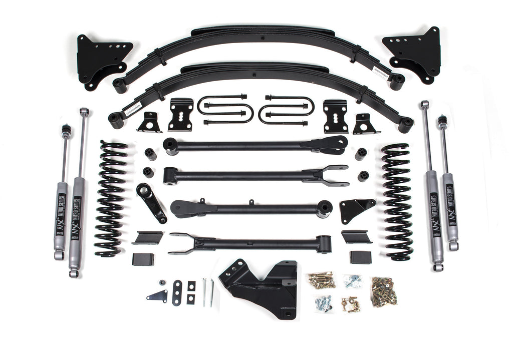 4 Inch Lift Kit w/ 4-Link | Ford F250/F350 Super Duty (05-07) 4WD | Diesel