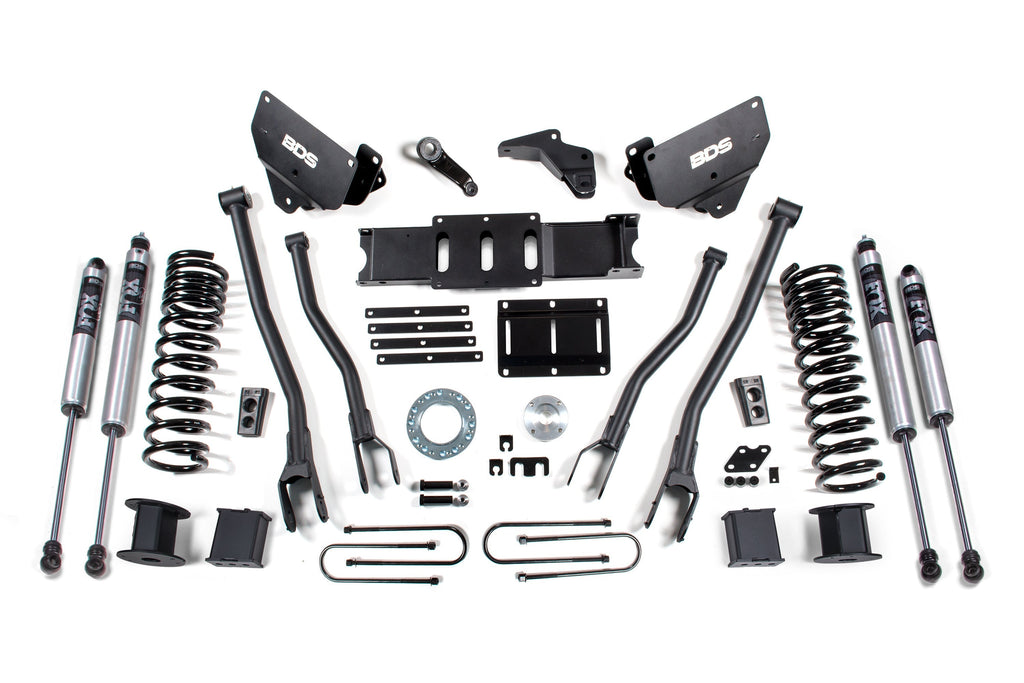 5.5 Inch Lift Kit w/ 4-Link | Ram 3500 w/ Rear Air Ride (13-18) 4WD | Gas