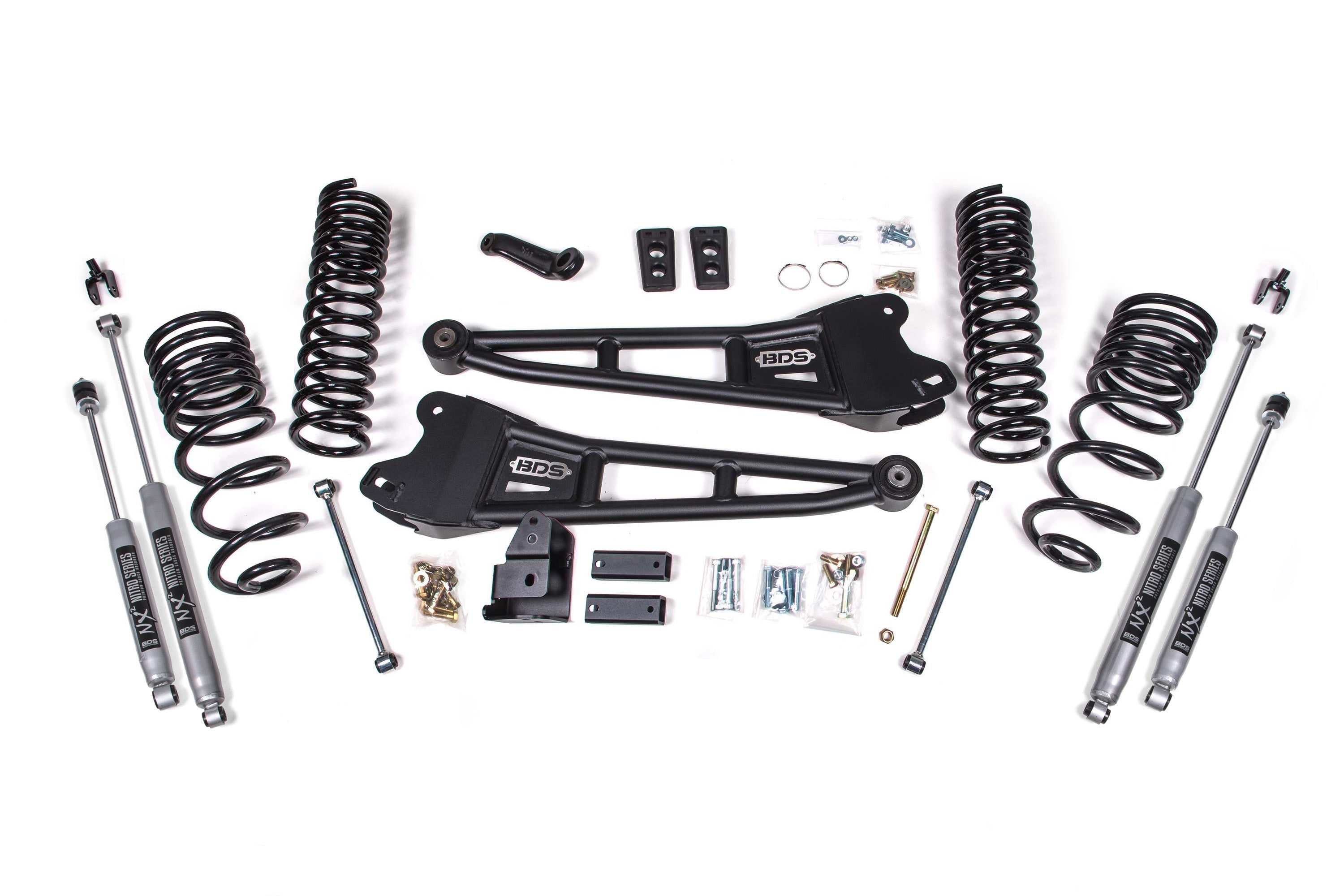 4 Inch Lift Kit w/ Radius Arm | Ram 2500 (14-18) 4WD | Diesel