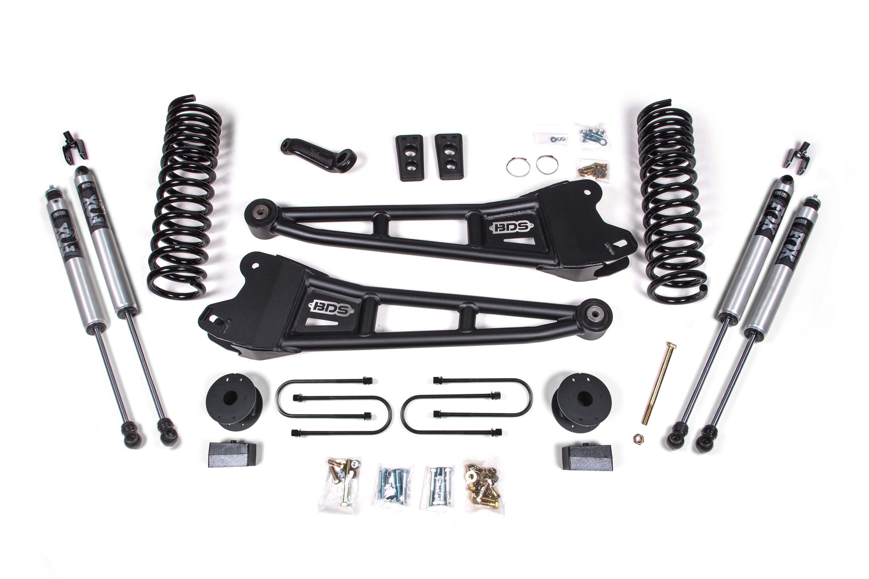 4 Inch Lift Kit w/ Radius Arm | Ram 3500 w/ Rear Air Ride (13-18) 4WD | Gas